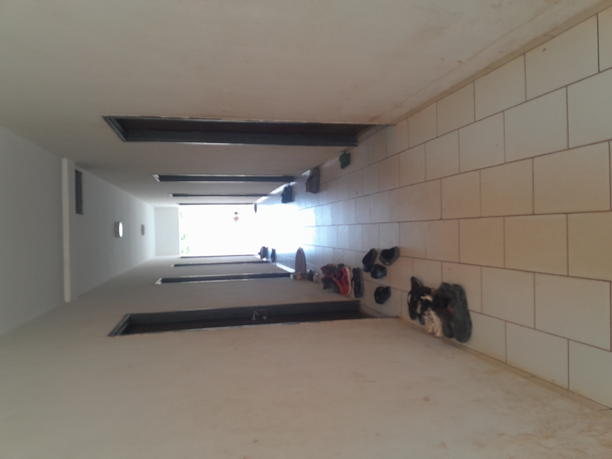 Inside and around a residential compound in Dam Camp, Nigeria