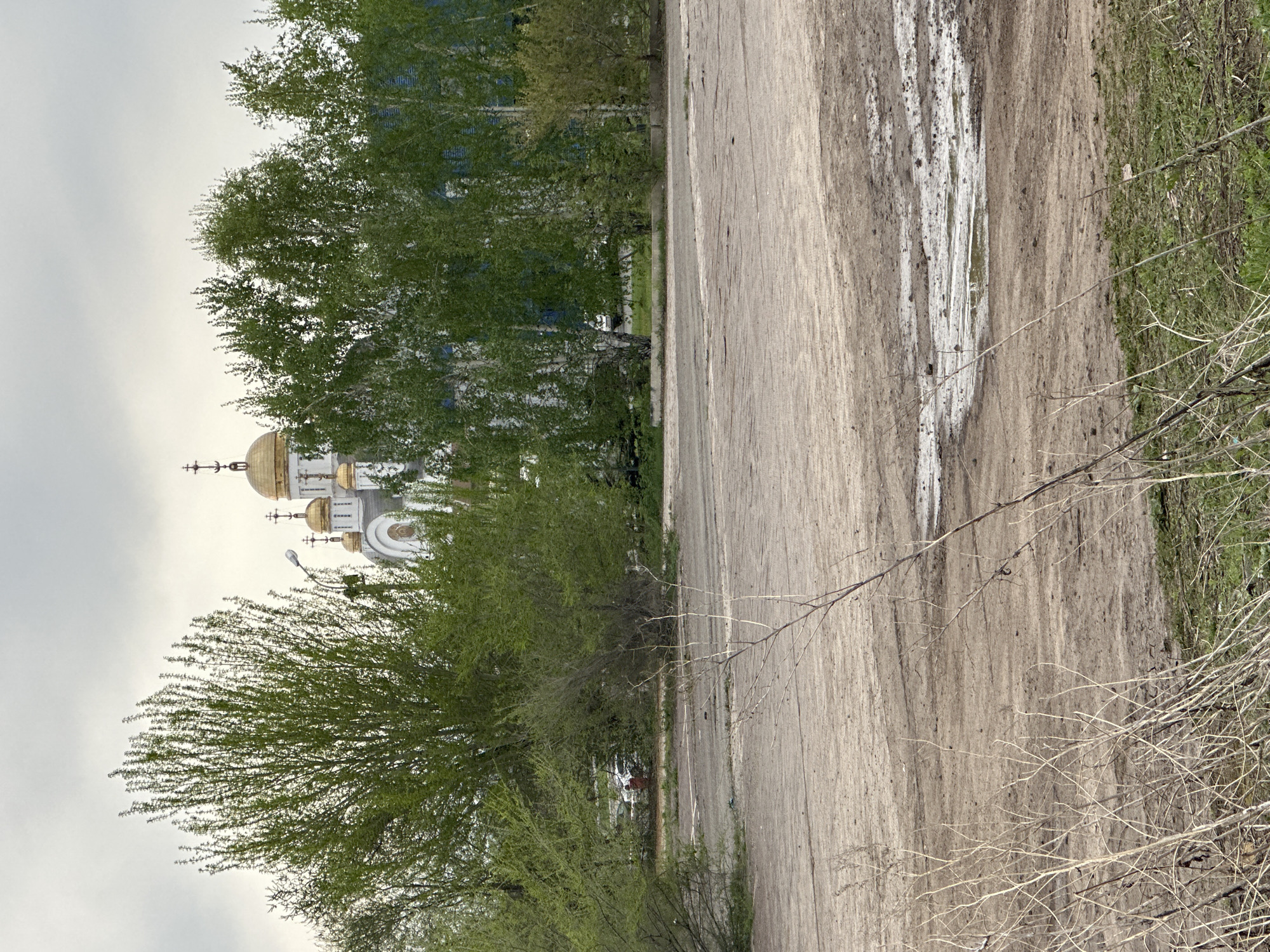 Church and hockey facility scenes documented in five-minute span