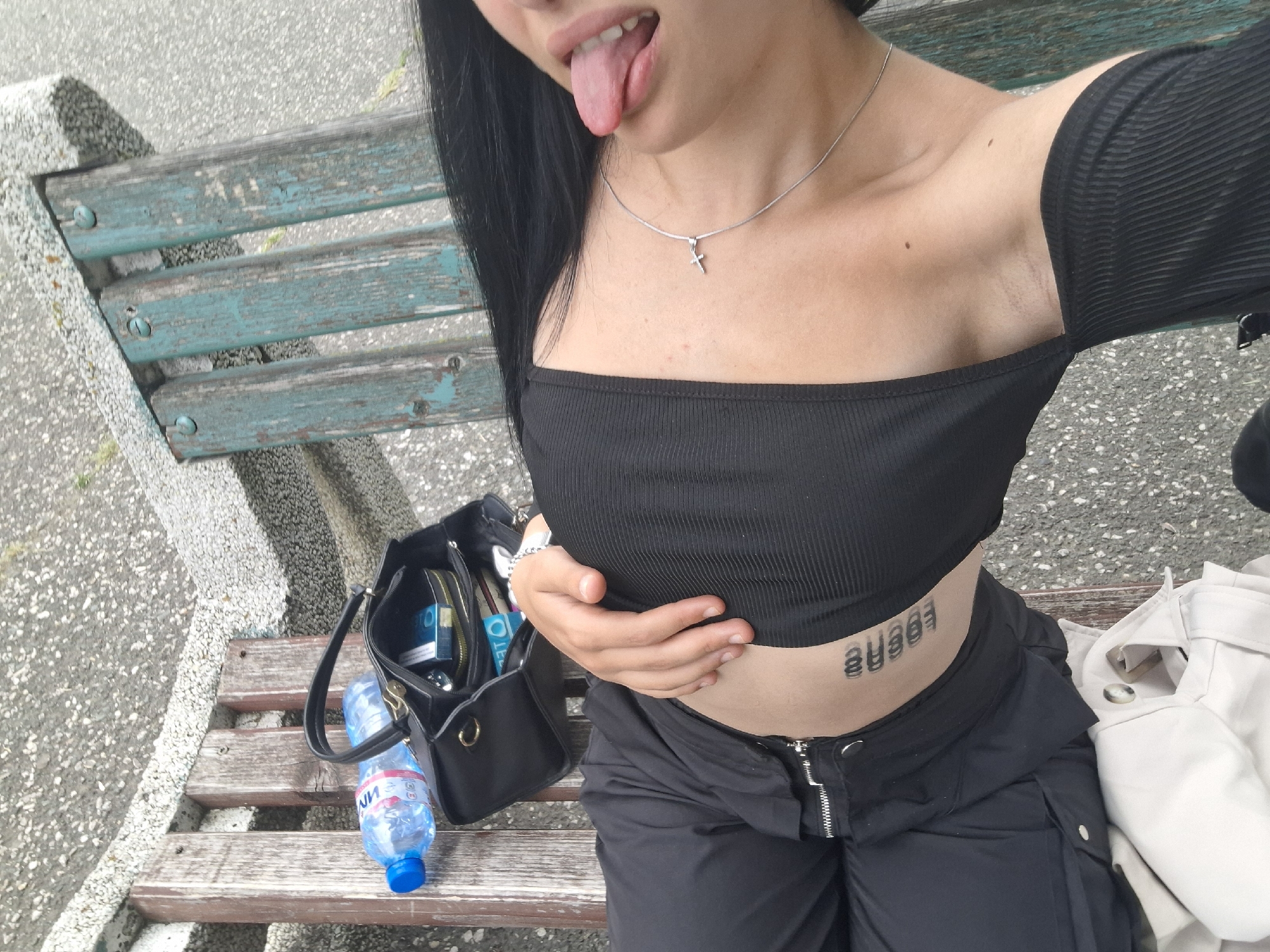 Woman spends quiet moments in Mezdra city park