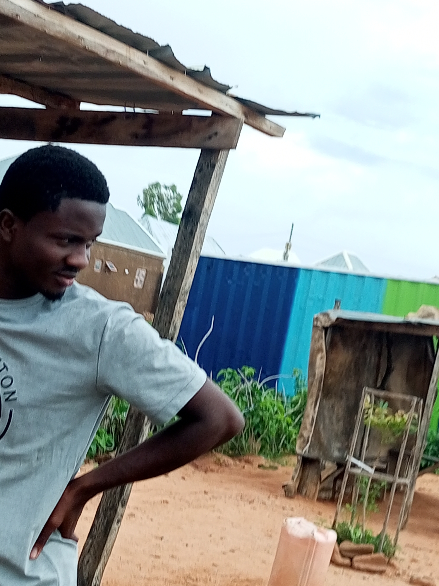 Morning street life in Tempure, Nigeria