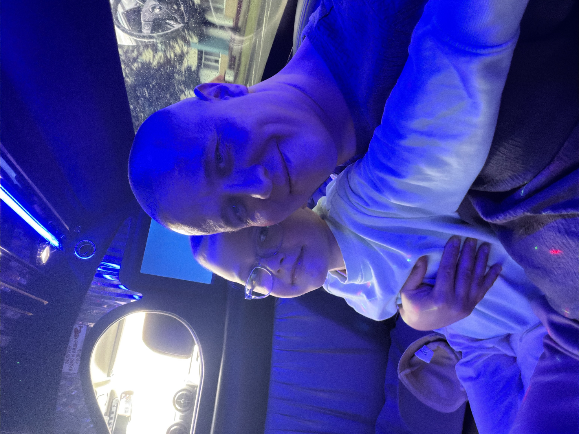 Quiet moment inside a limousine in Minsk