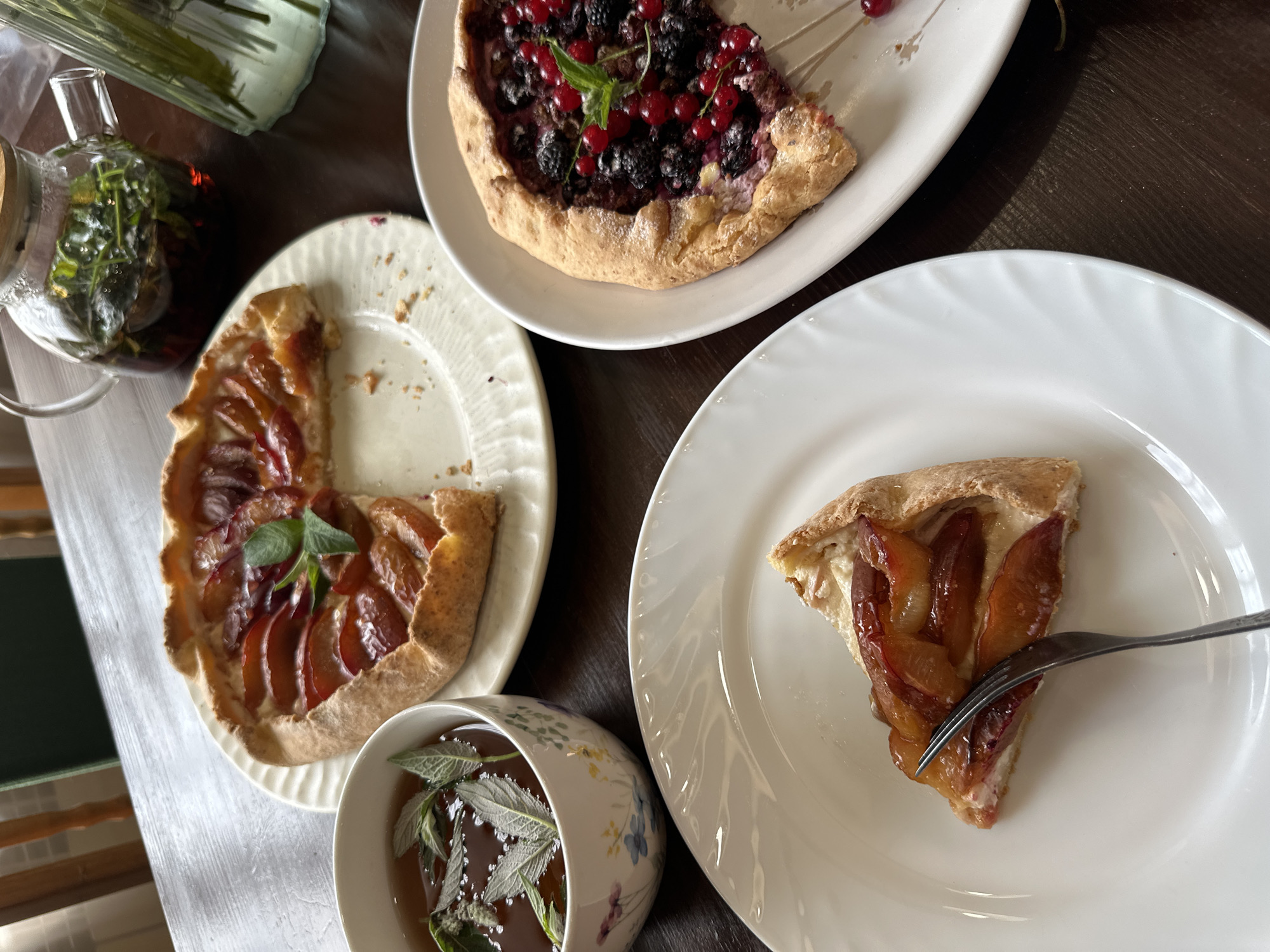 Plum galettes, river views, and a summer morning in Chaikovsky
