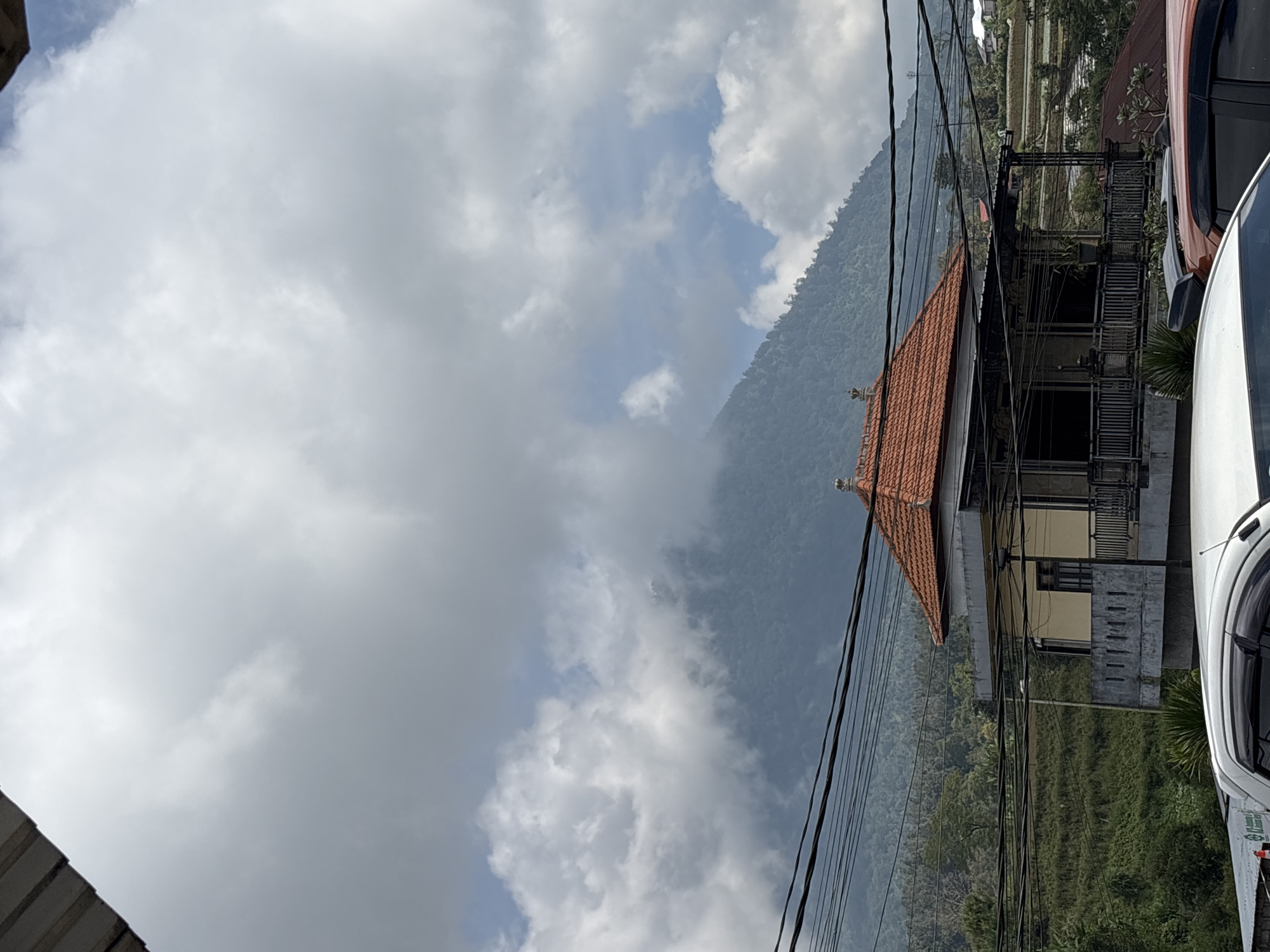 Morning scenes captured in mountainous Baturiti, Indonesia