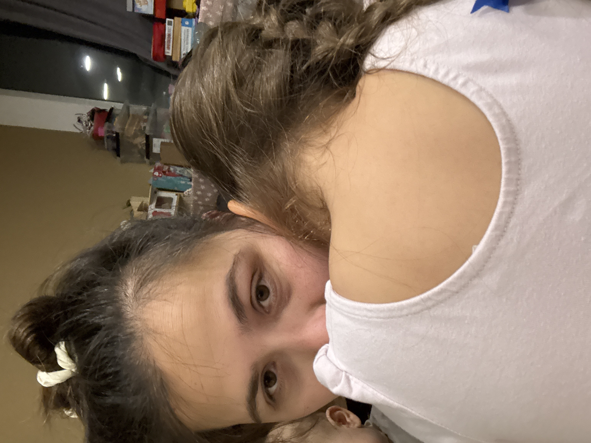 Family moments captured during evening hours in Sofia home