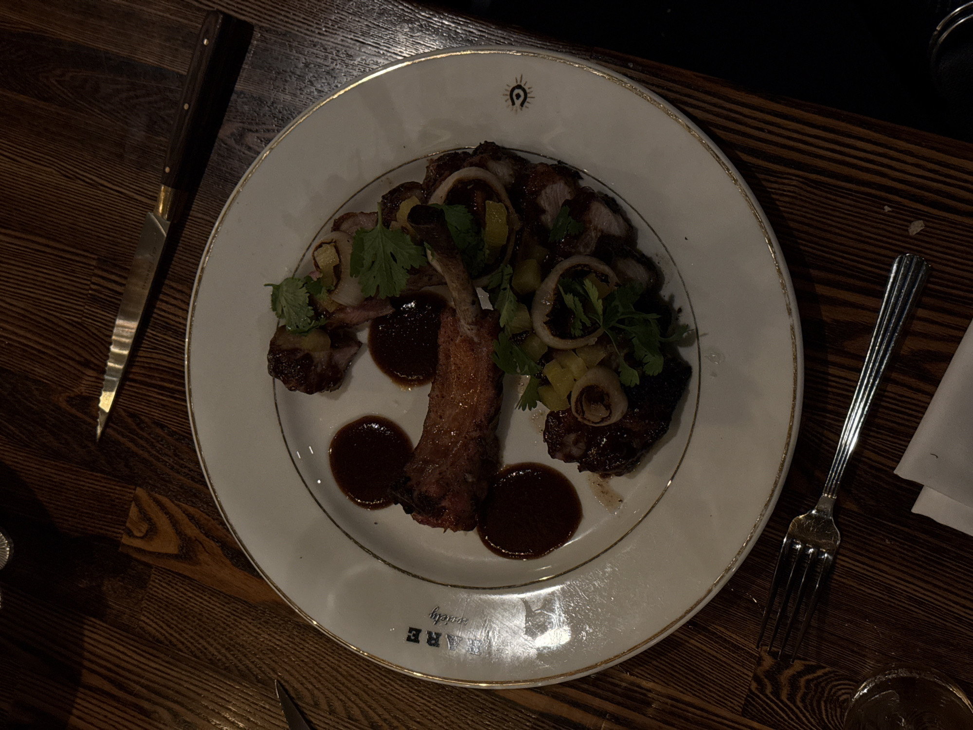 Late-night dining documented at San Diego's RARE society restaurant