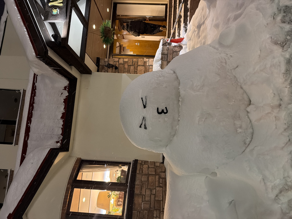 Active snowfall documented in Kutchan, Japan winter scene