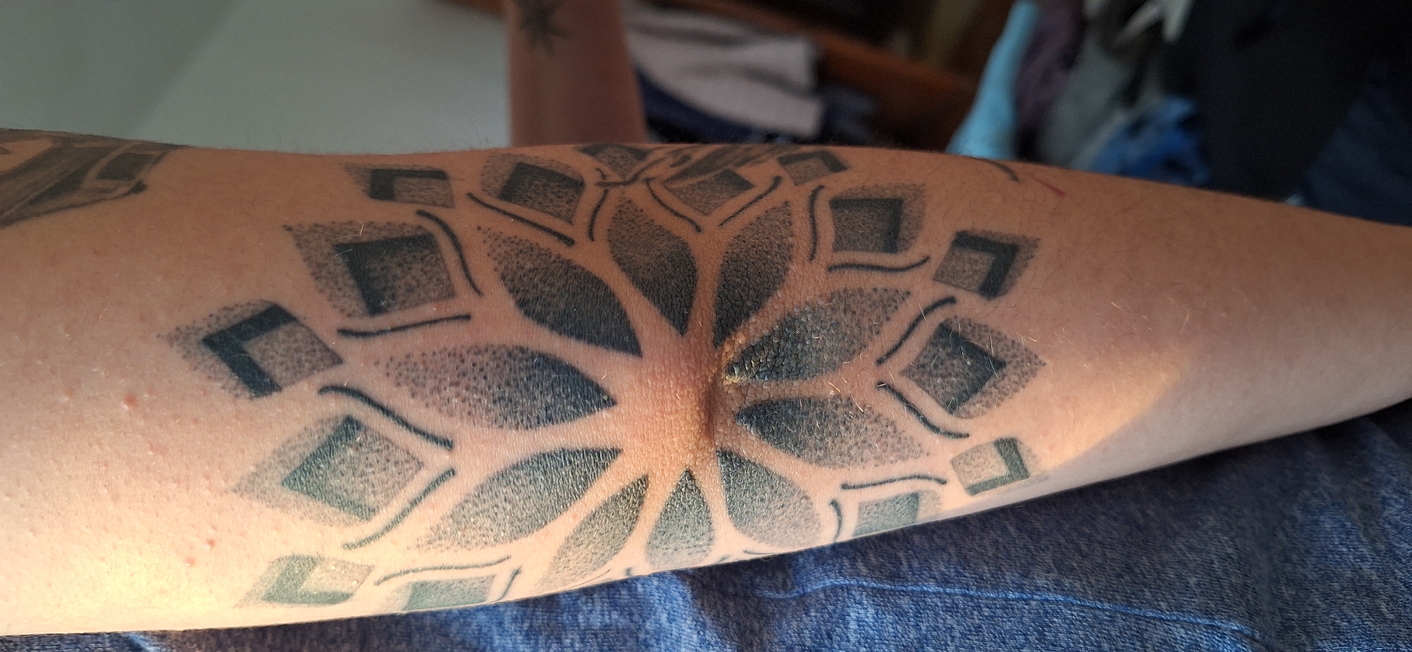 Personal documentation session captures tattoos, pet, sunset in Bulgaria