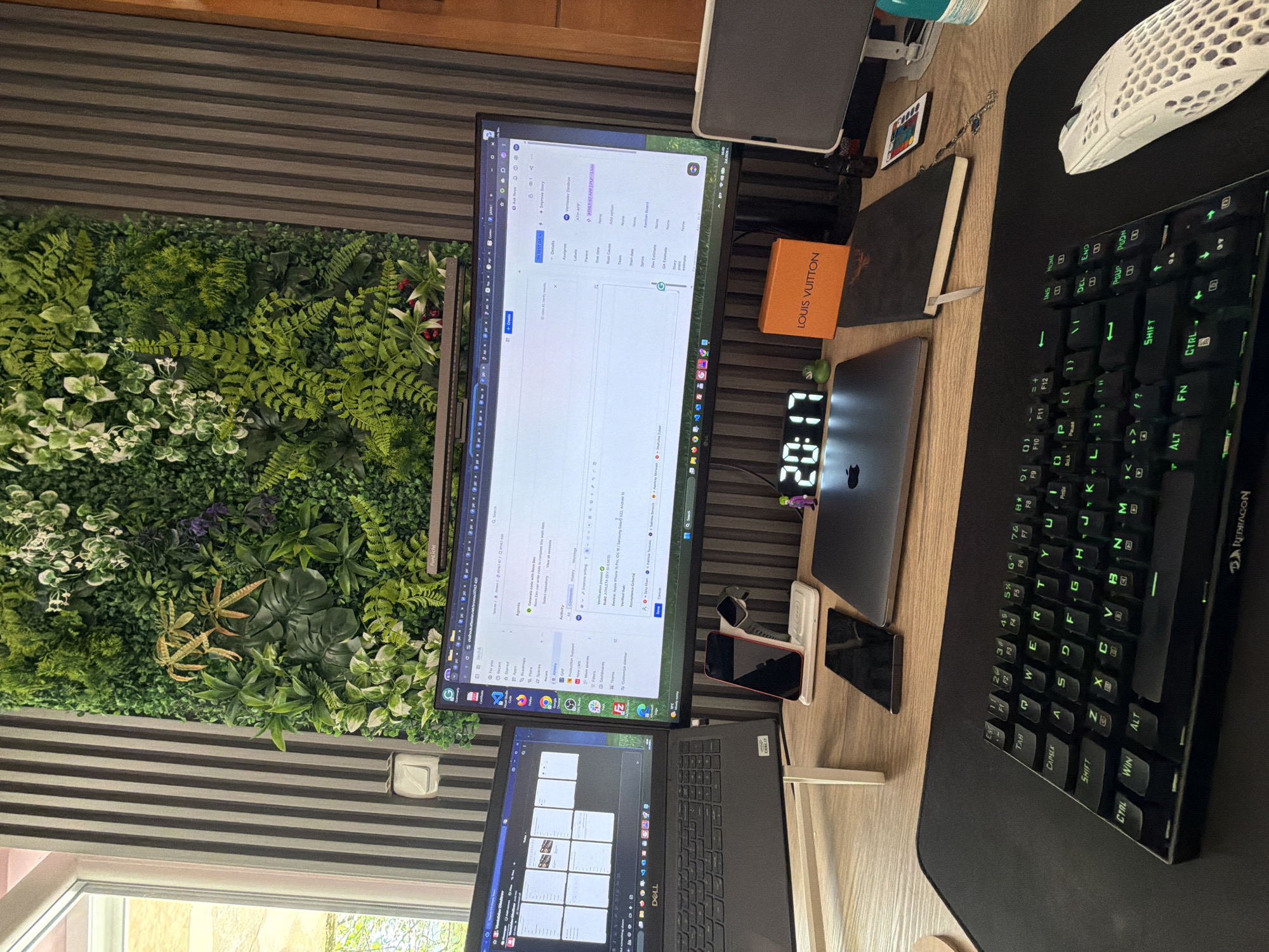 Quiet afternoon documented at Pravets home with dog, workspace