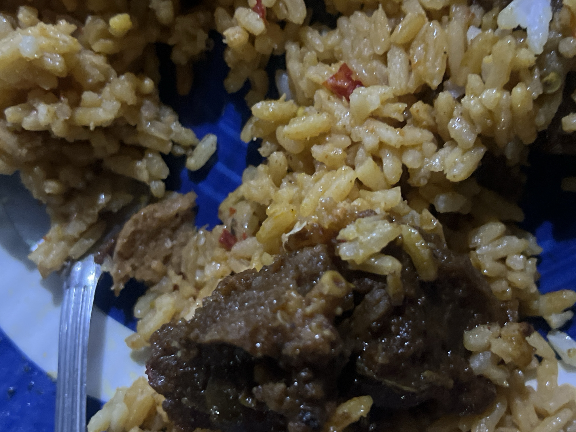 Evening meal documented at Jalingo food stall