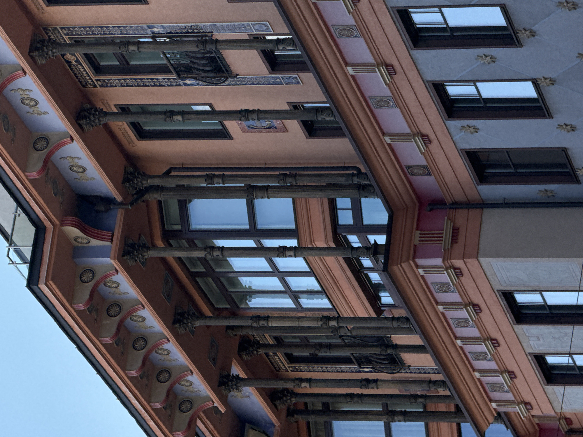 Moscow building's classic architecture documented by witness