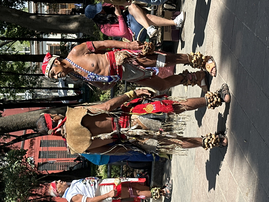 Indigenous ceremony documented across Mexico City public squares