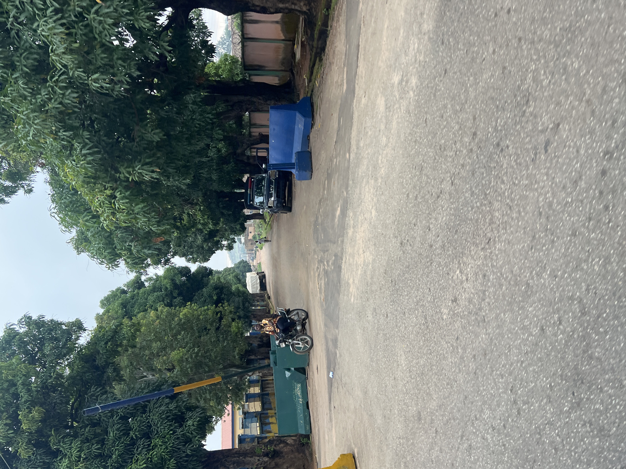 Street scenes and a school lineup in Jos, Nigeria