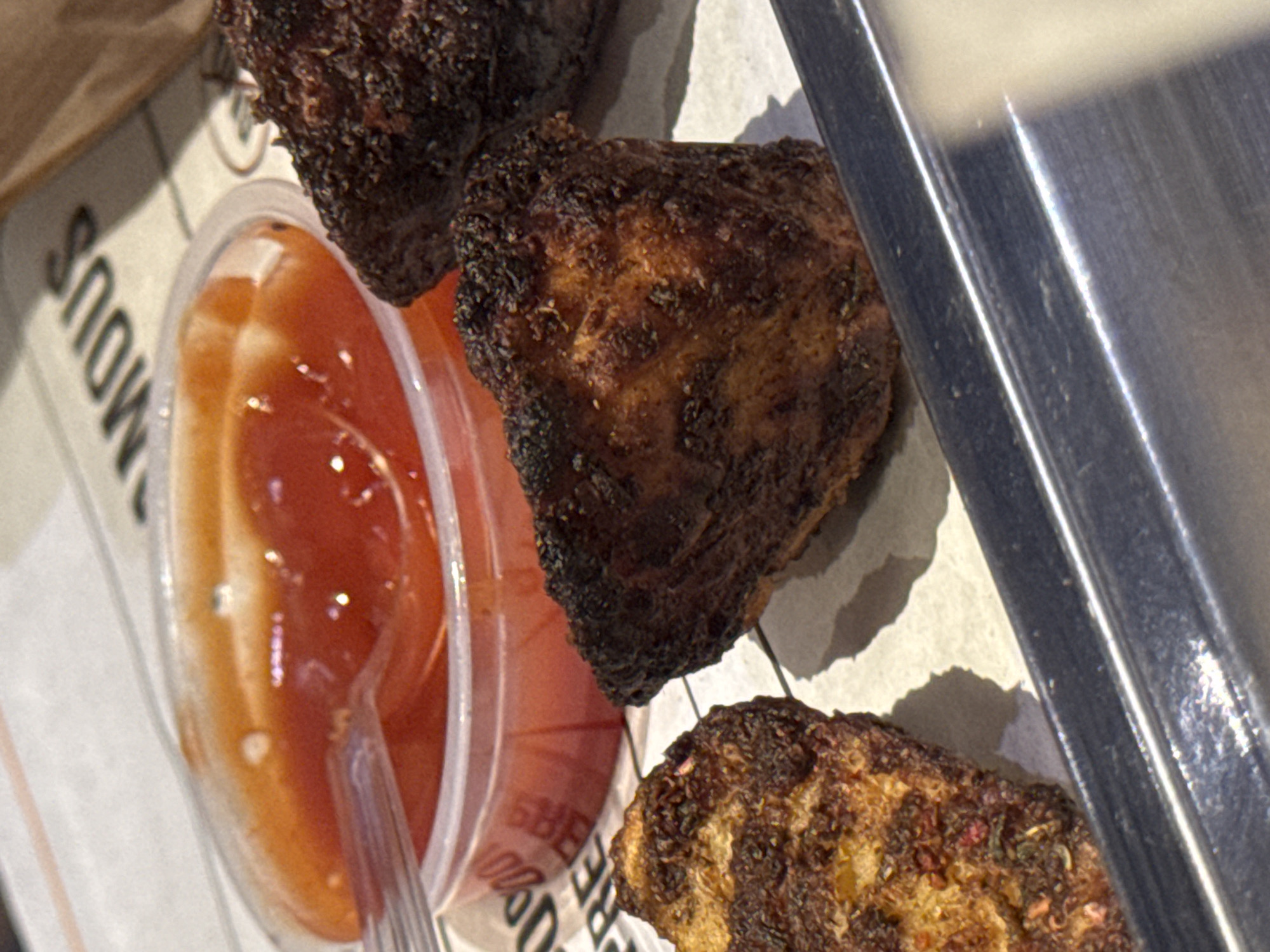 Dinner documentation: grilled chicken and bottle opener captured