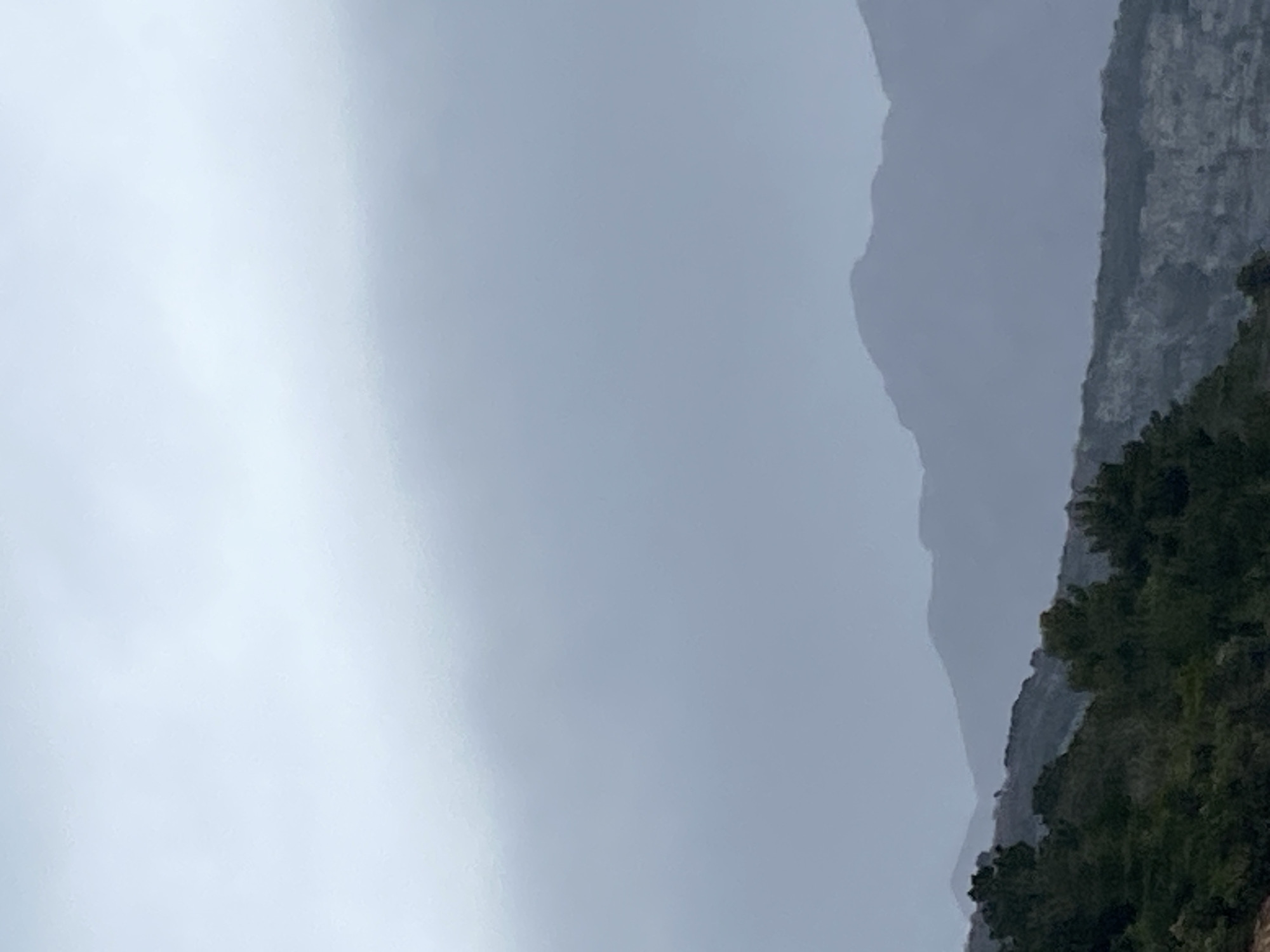 Foggy day captured in Budva mountains and personal moments
