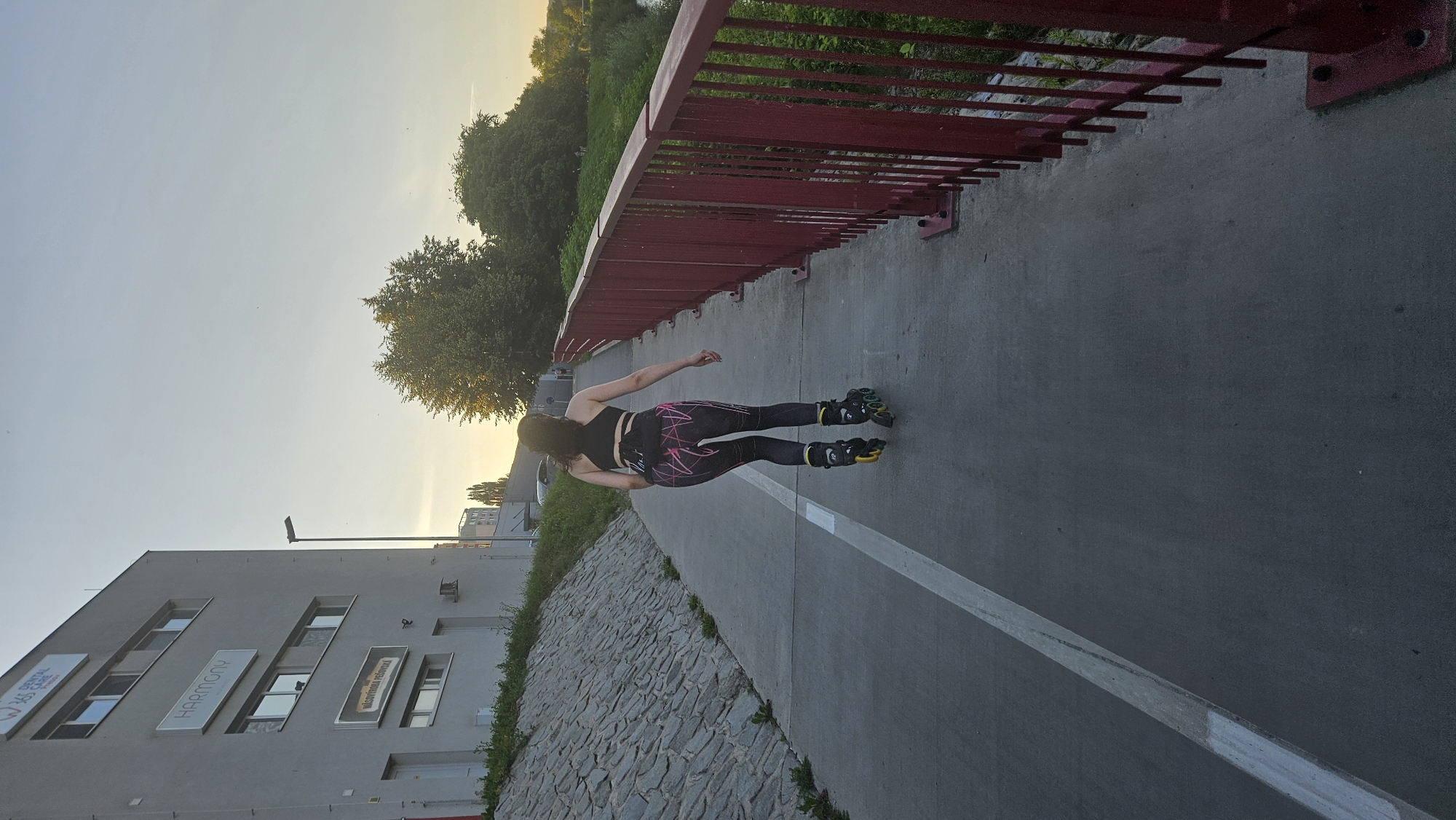 Prešov at golden hour: streets, paths, and people in motion