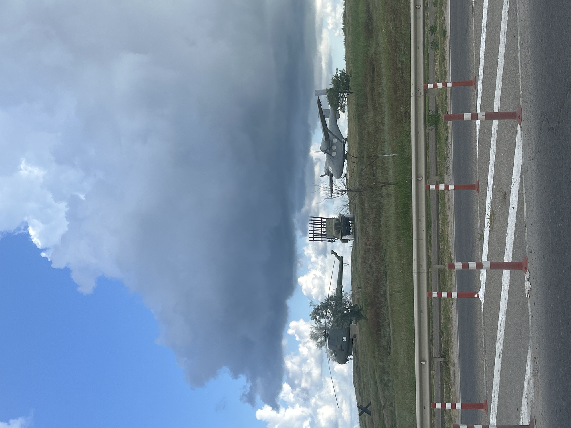 Soviet-era military hardware on display at Temryuk's outdoor war museum