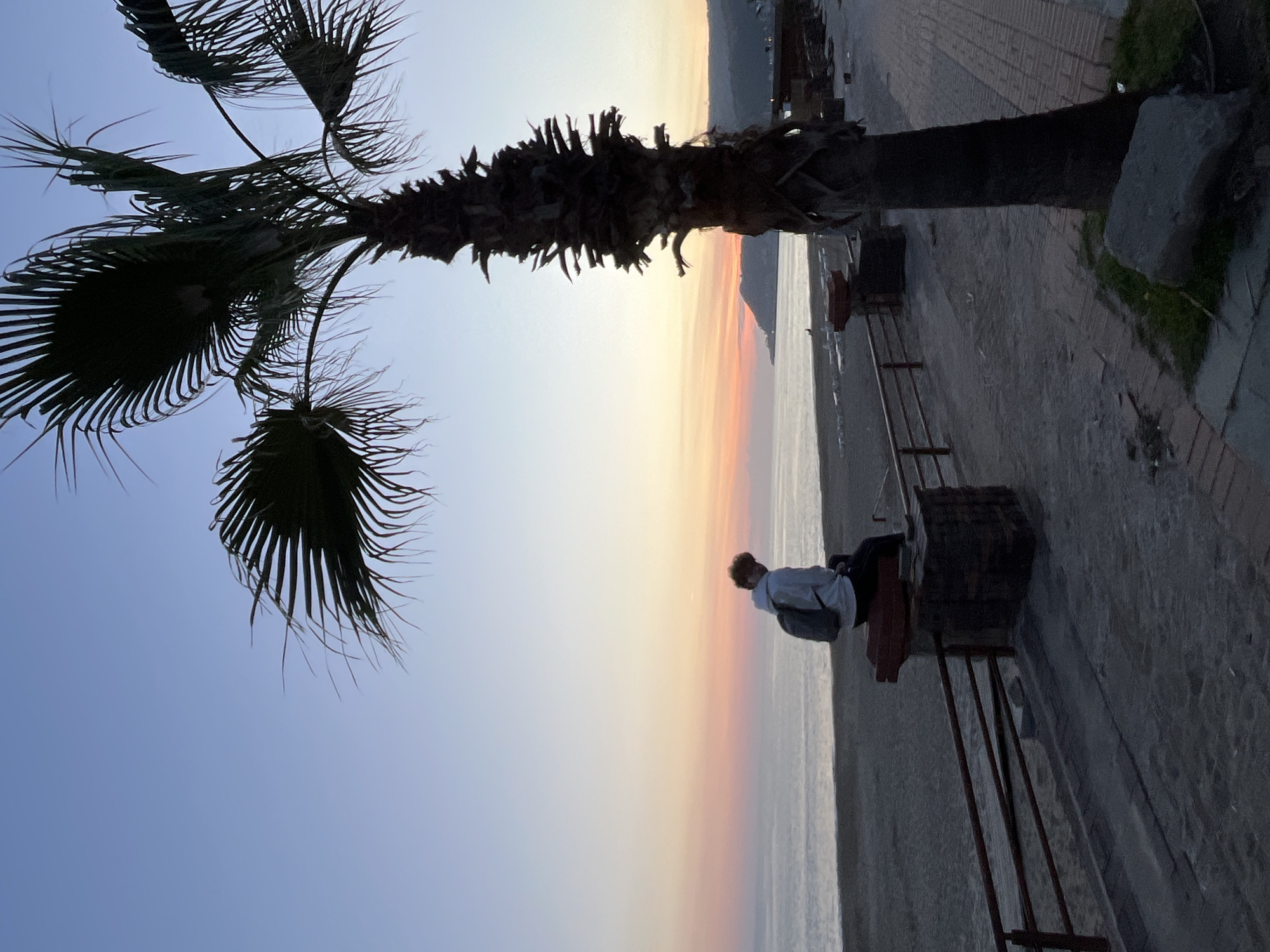 Peaceful sunset moments captured along Alanya, Turkey coastline