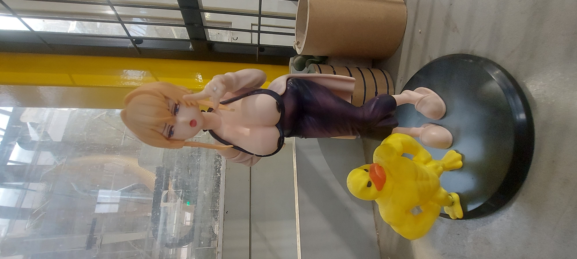 Inside an Estonian factory: production line running, figurines on the desk