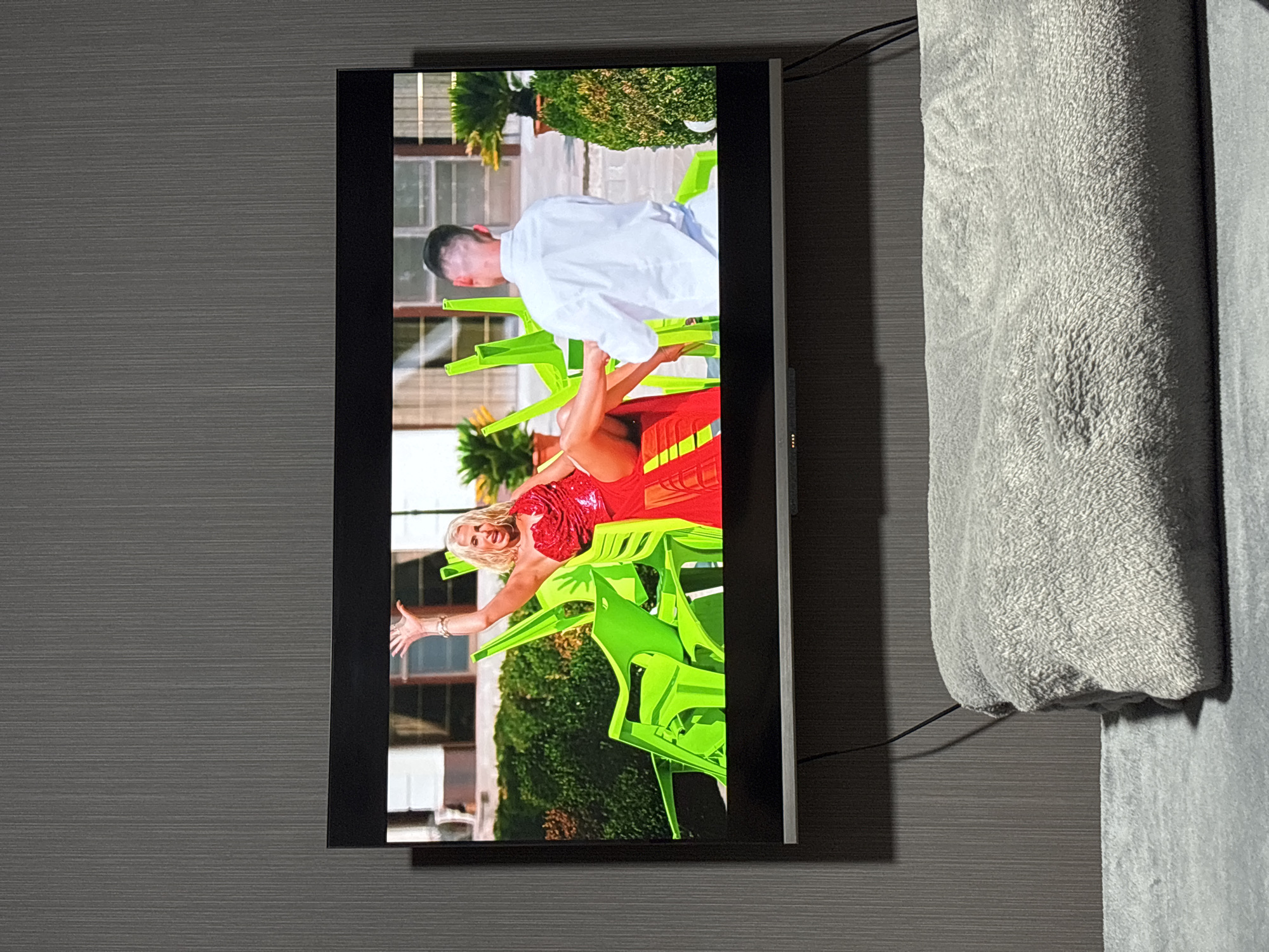 Television viewing session documented in Varna residence