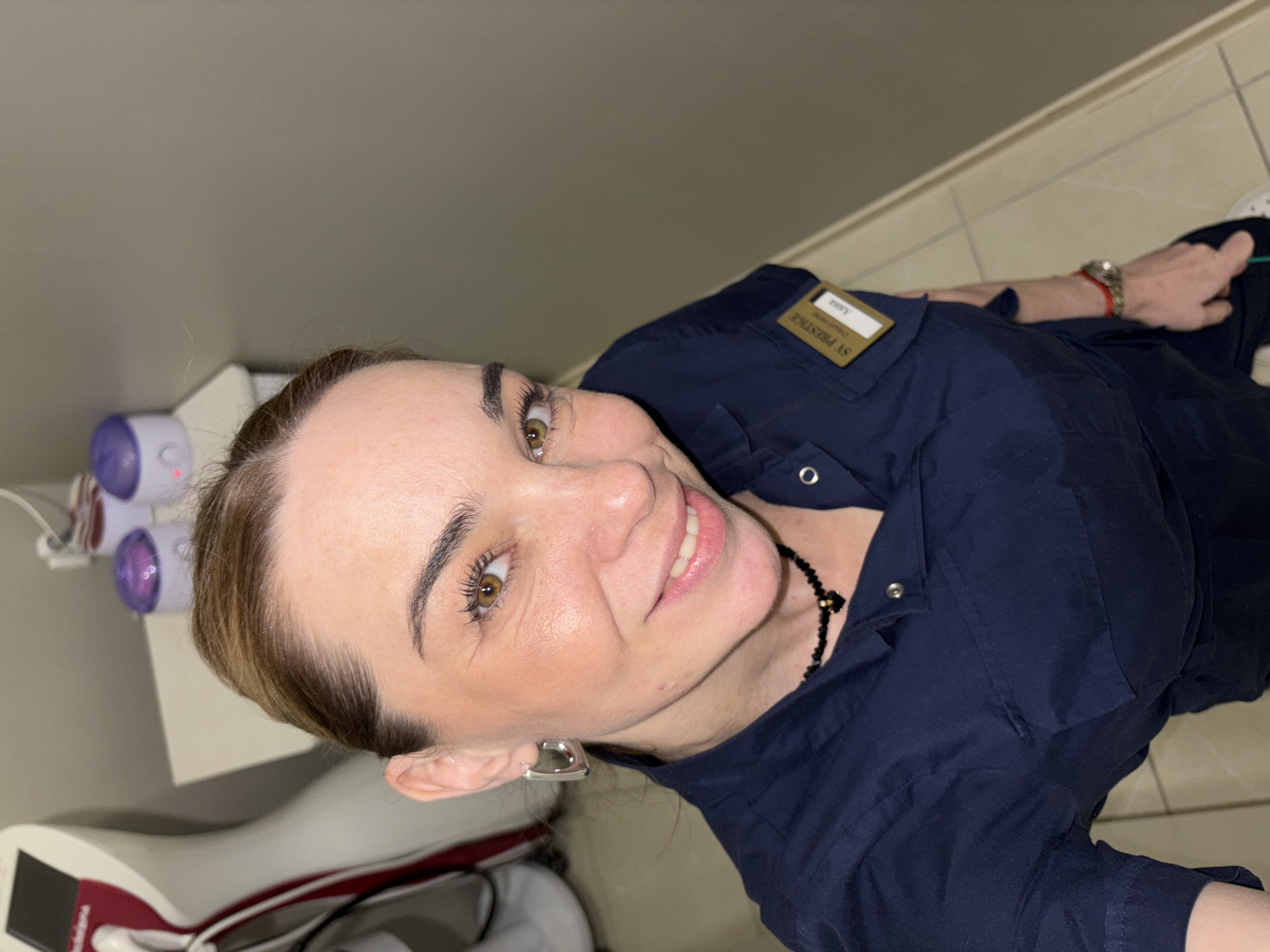 SV PRESTIGE staff photographed at Russian beauty clinic