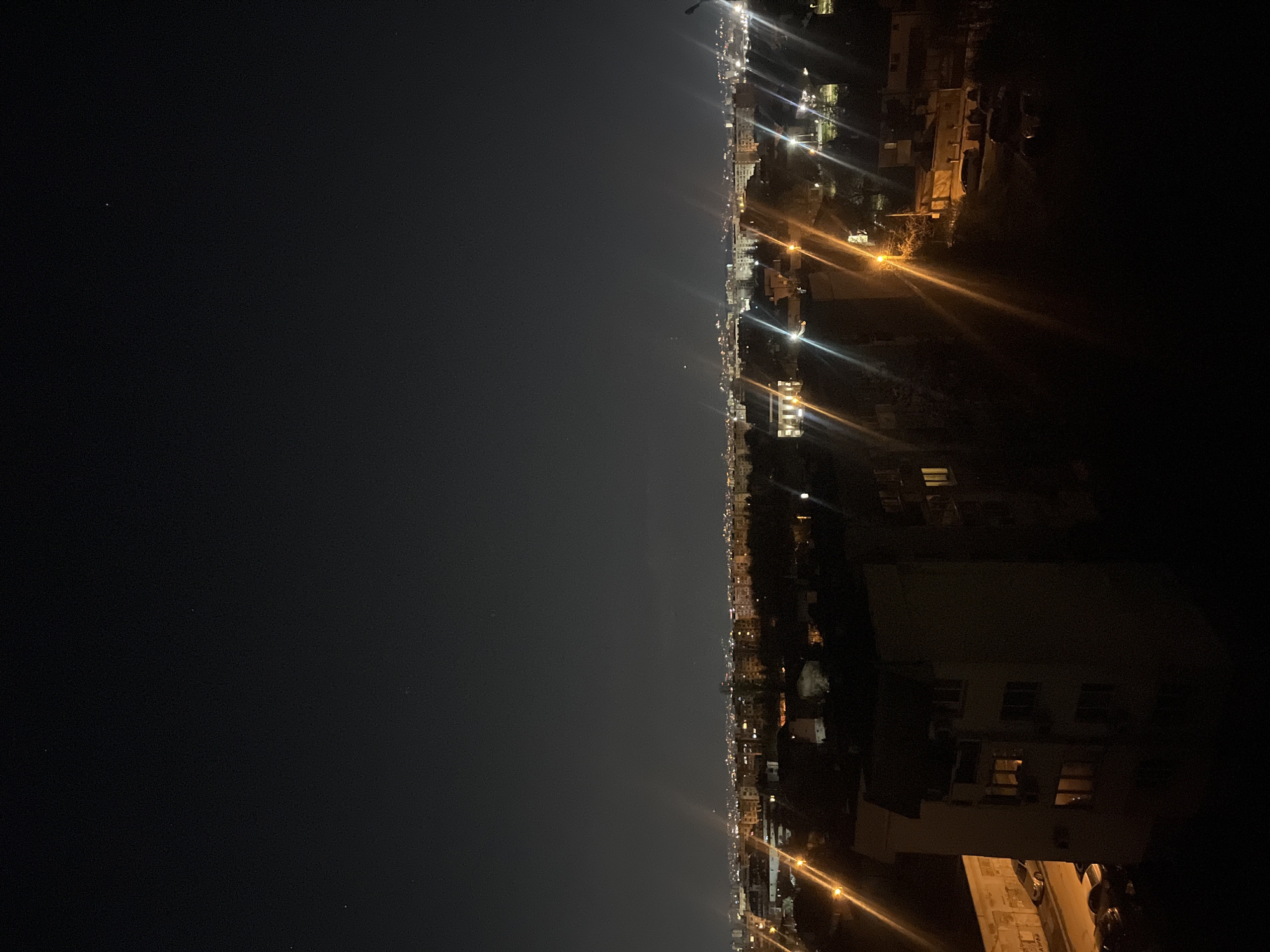 Nighttime street photography session captures Sofia's illuminated spring scenery