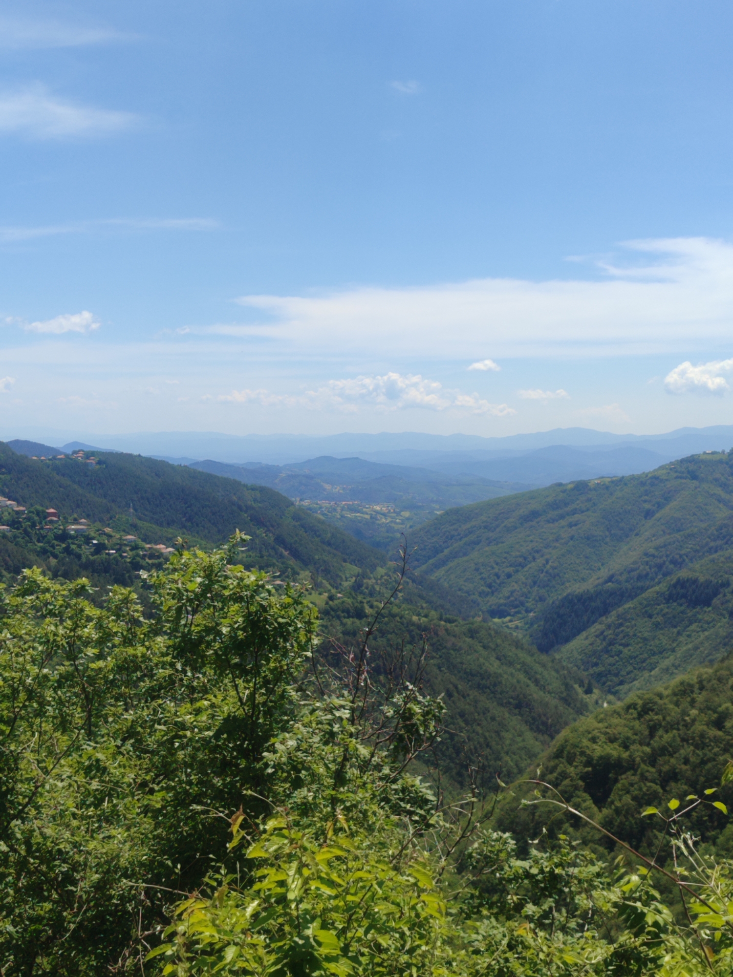 Mountain landscape documented in Pechinska, Bulgaria