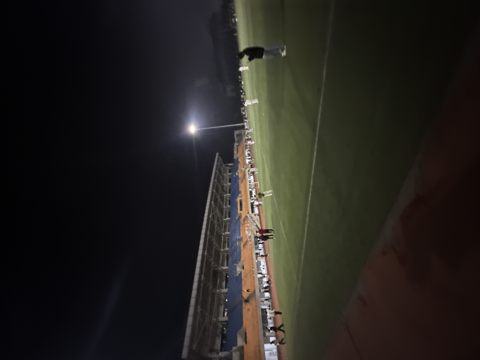 Nighttime sports activities documented at Chongqing area facilities