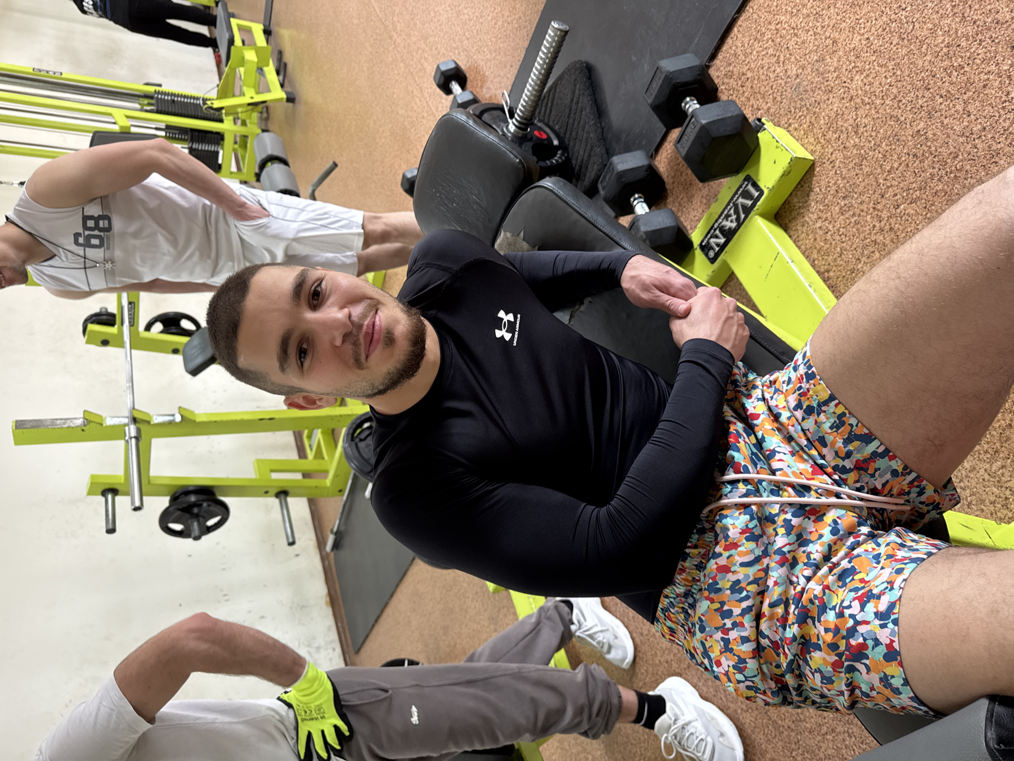 Gym workout session documented in Pleven, Bulgaria