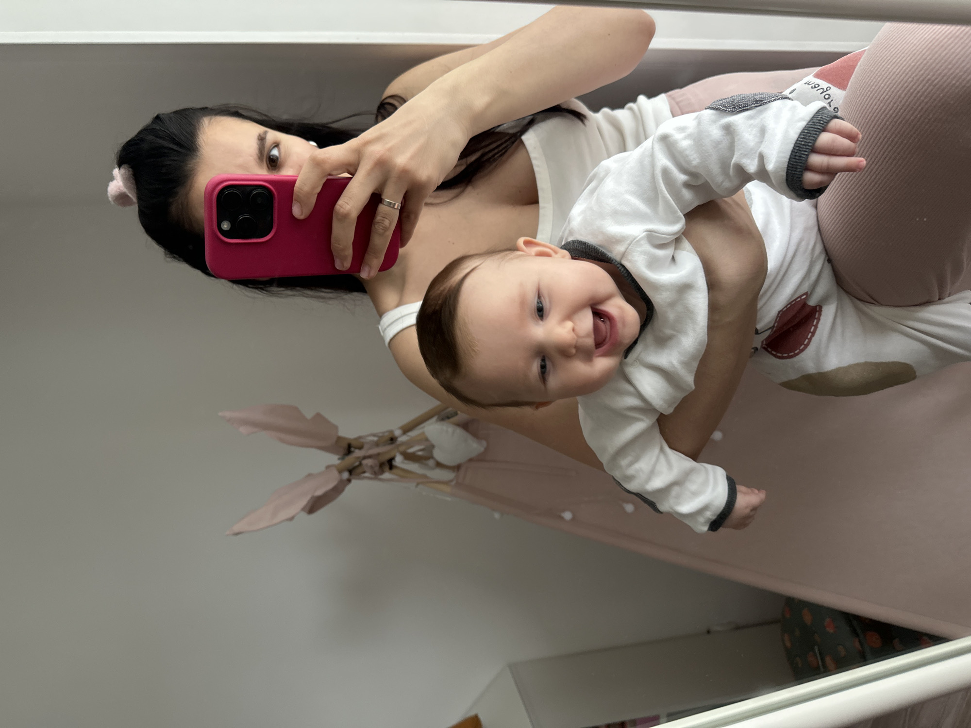 Mother and baby selfies, tea packets documented in Chaikovsky home