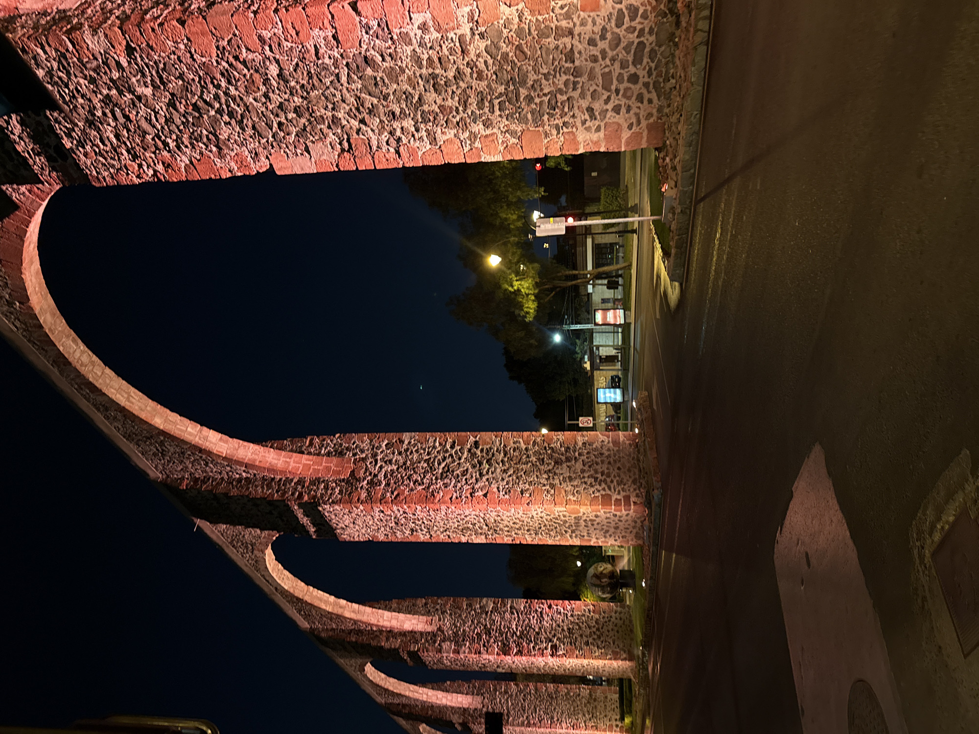 Evening food tour documented at Querétaro's historic district