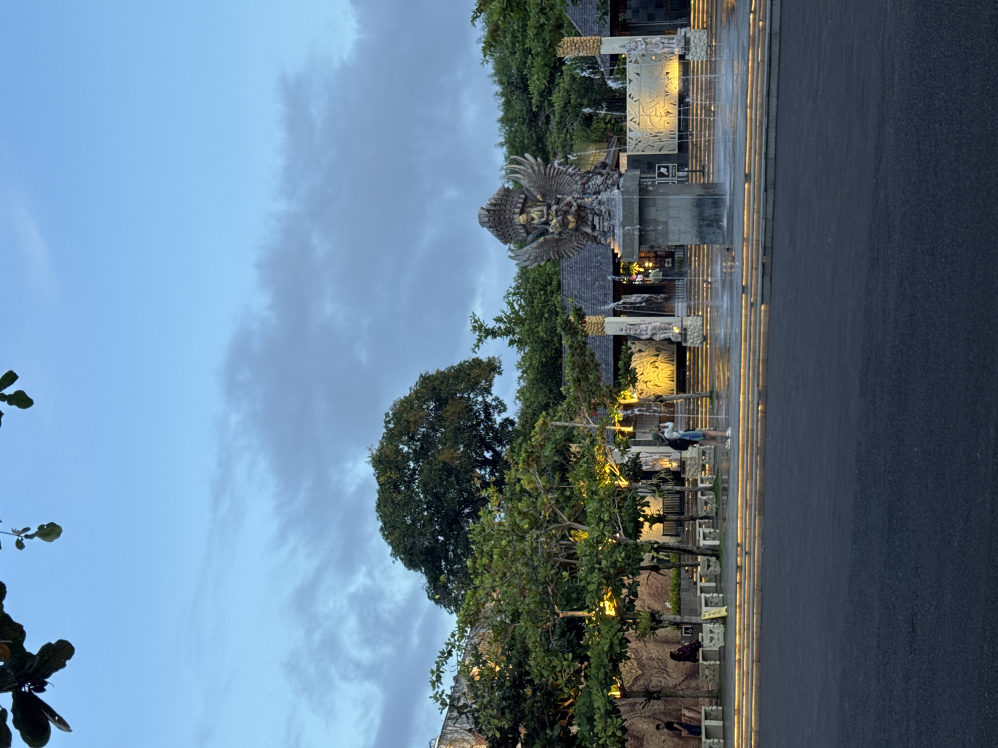 Morning scenes captured around Garuda Wisnu Kencana Cultural Park