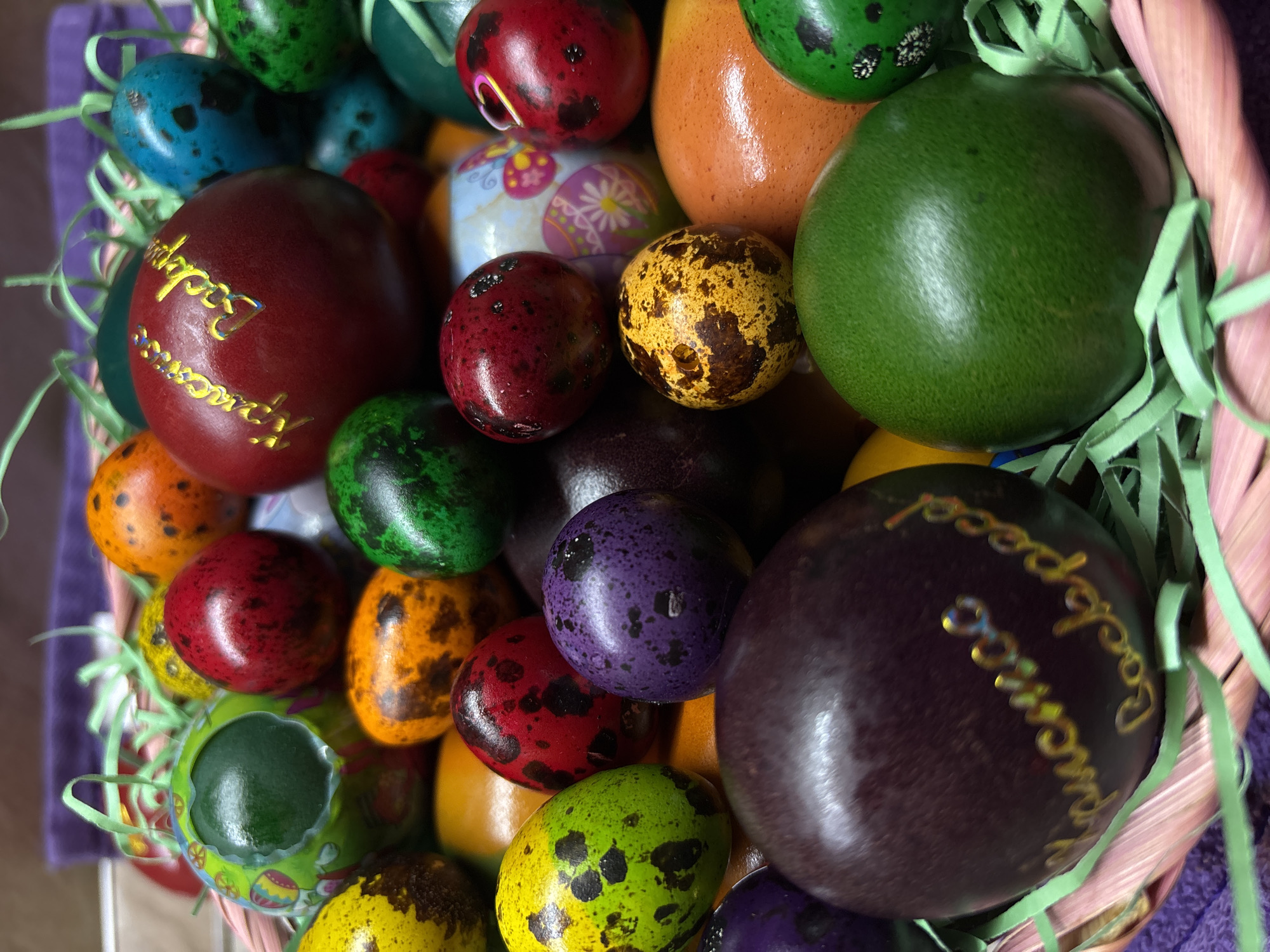 Easter egg dyeing tradition documented in Varna, Bulgaria
