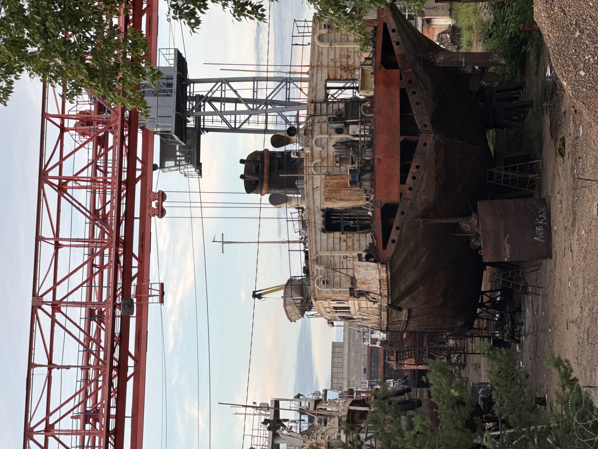 An afternoon out in Chaikovsky — dogs, food, and industrial edges