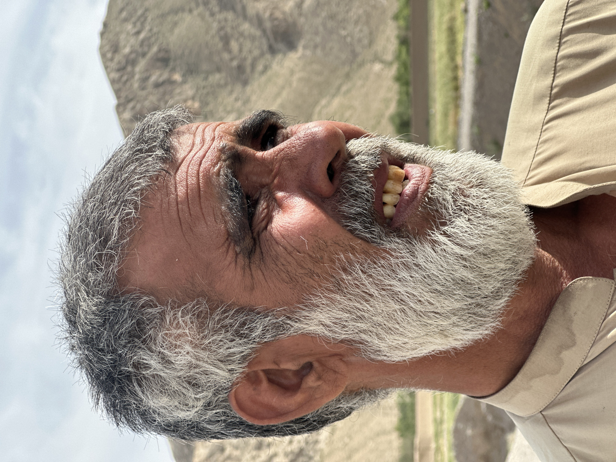 Portrait of elderly man photographed in Quetta, Pakistan