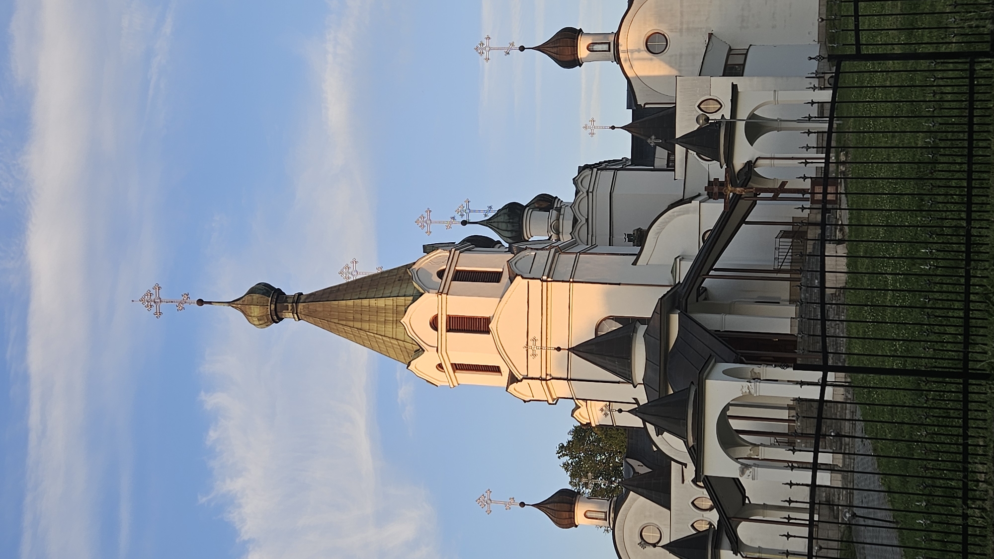 Evening documentation of Prešov landmarks and street life