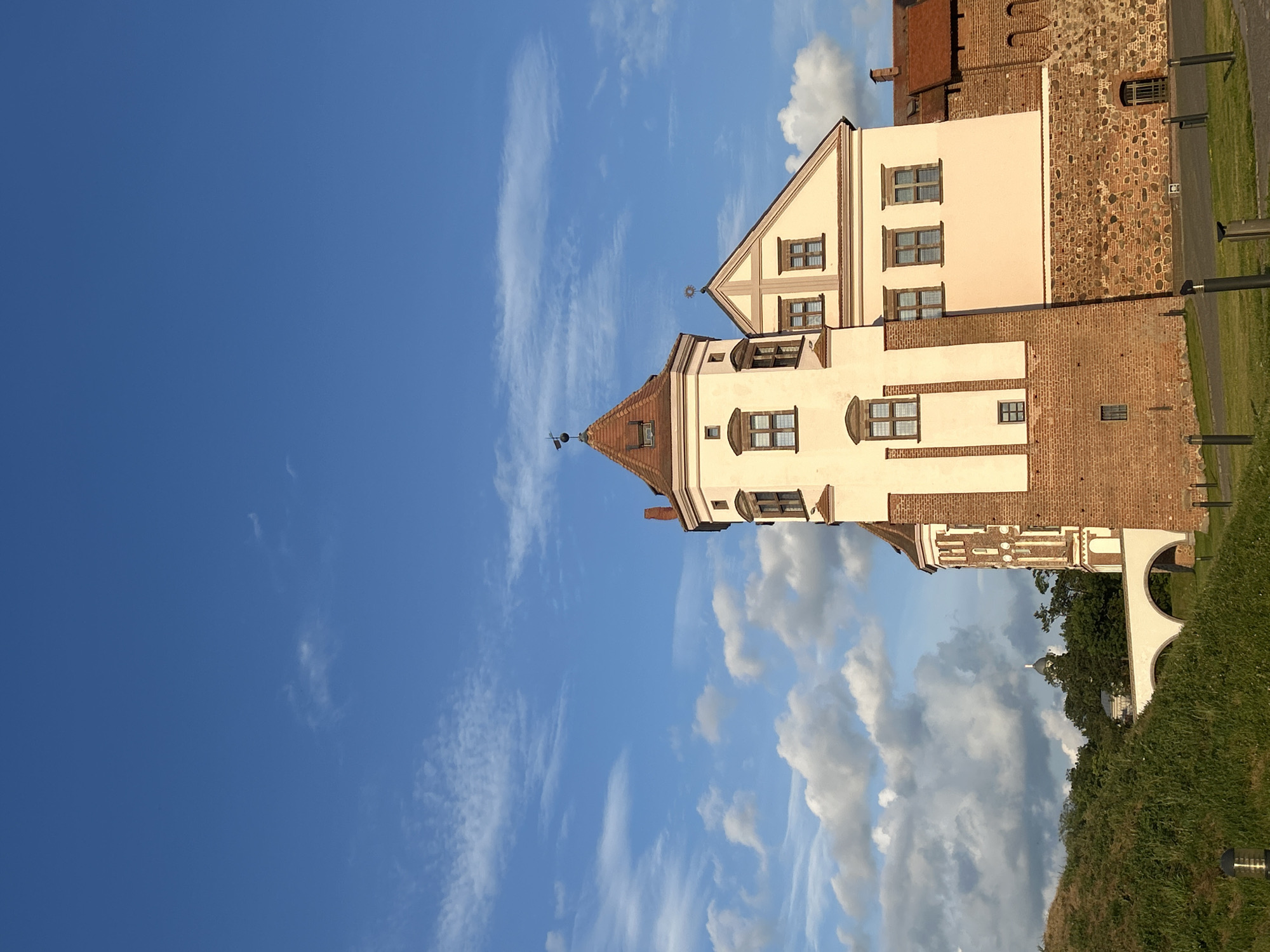 Mir Castle Complex explored from every angle, summer afternoon