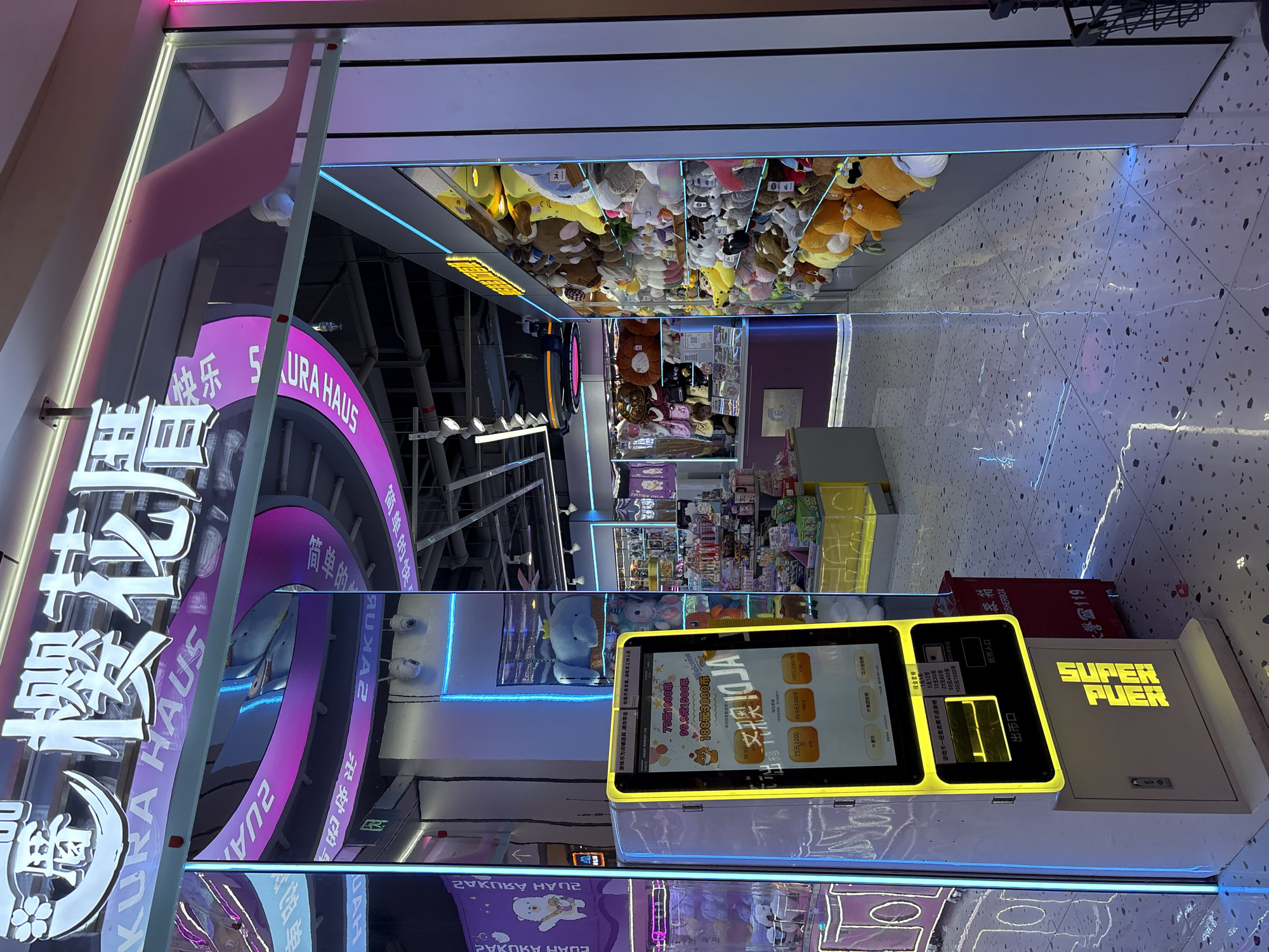 Retail browsing across a Minhang shopping strip