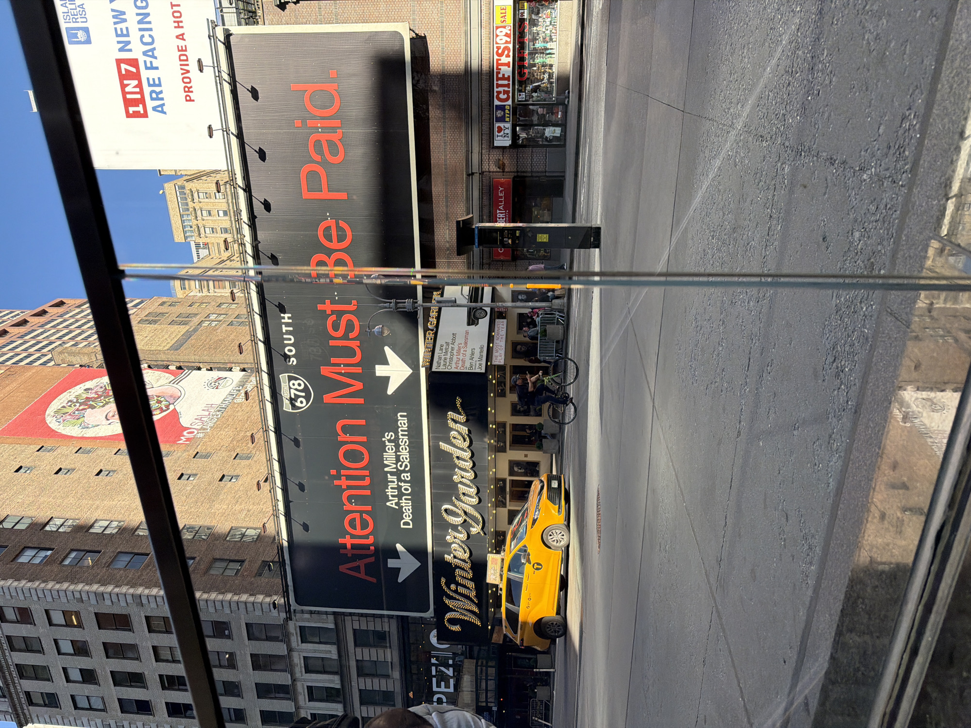 NYC Theater District and Times Square captured in evening street scenes