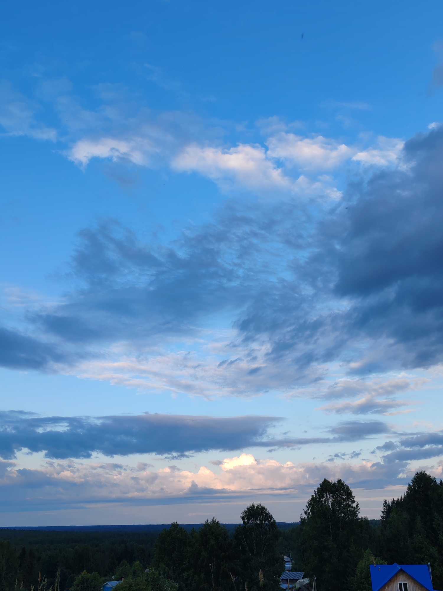 Rural Chukhloma afternoon: overcast skies, dirt roads, and countryside views