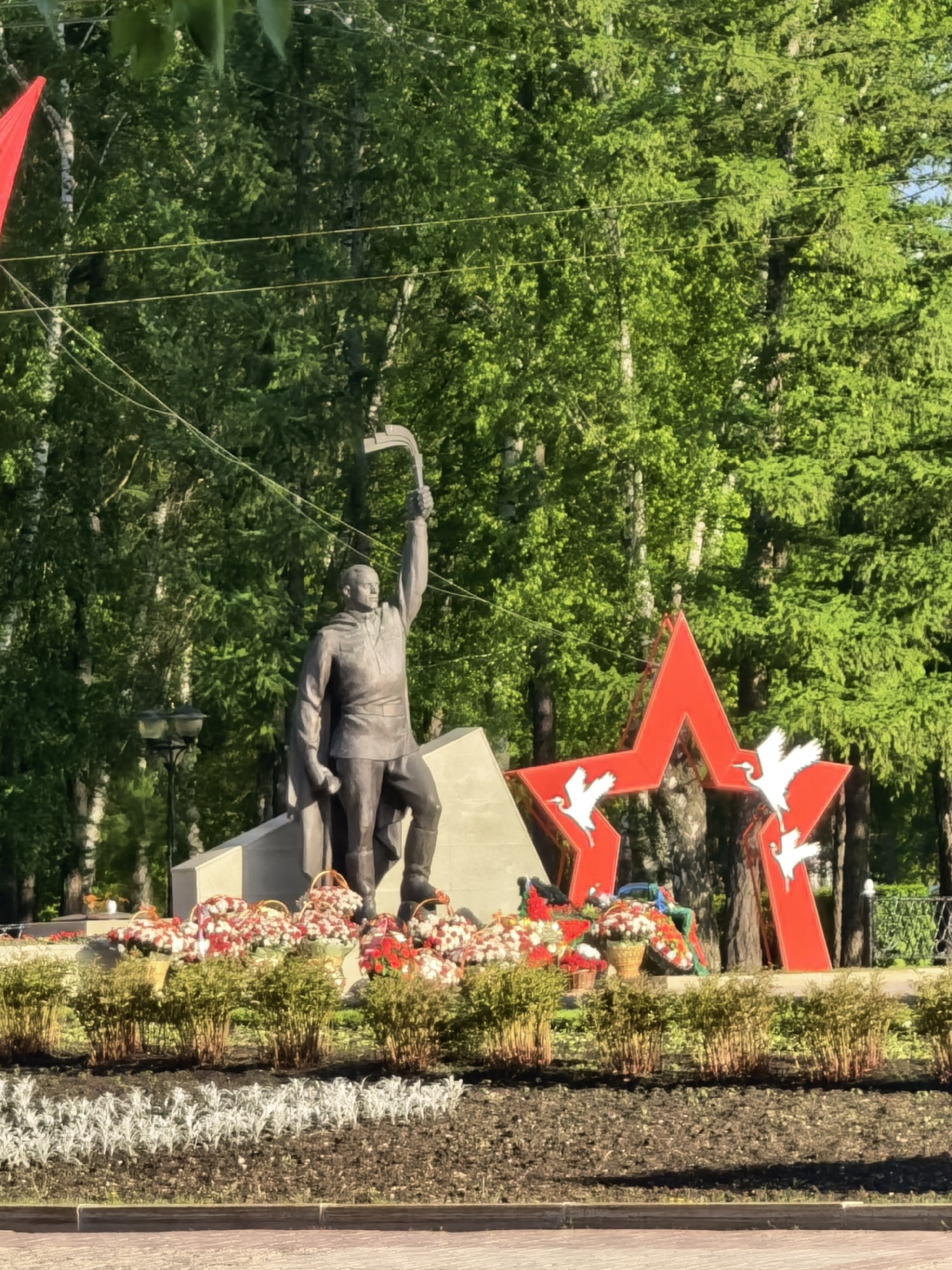 Memorial sites and commemorative displays documented across Sterlitamak, Russia
