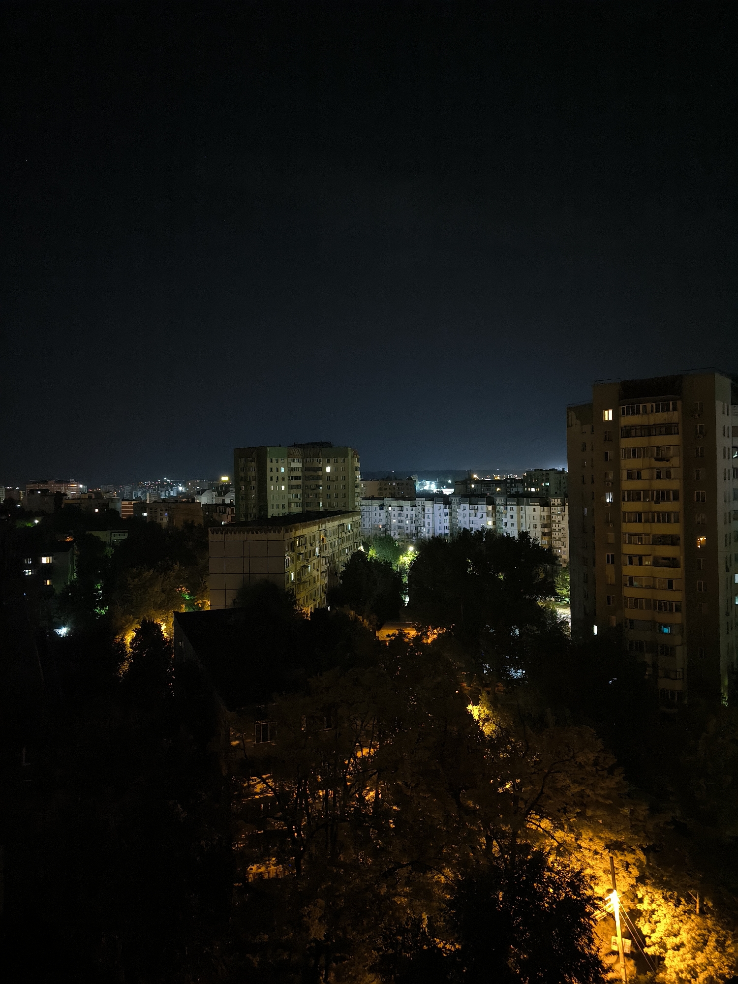 Summer night in Chișinău: city views and a snack spread