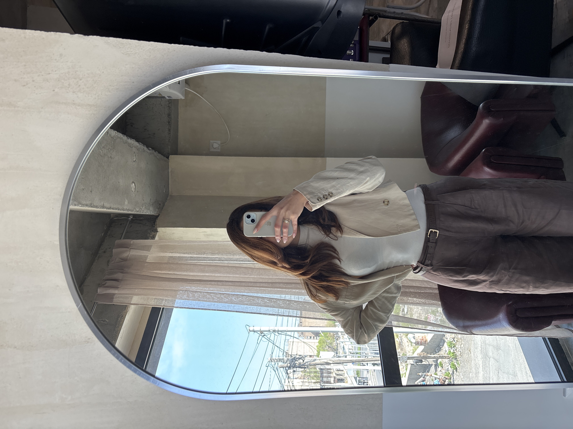 Morning Mirror Selfie Captured in Zovuni, Armenia