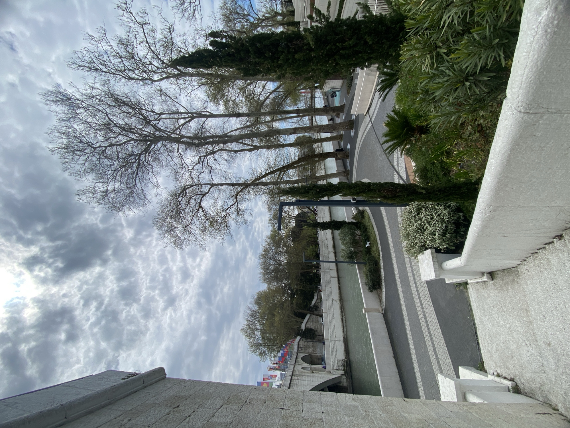 Morning riverside walk documented in Sochi's modern waterfront district