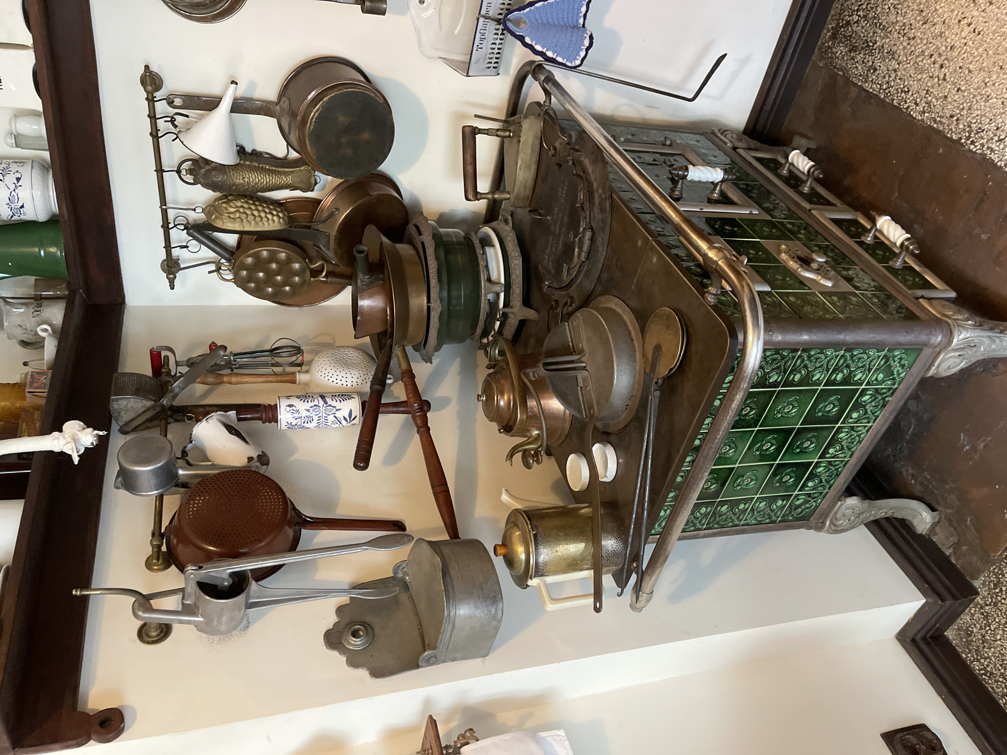 Visitors document historical museum exhibits in Kaliningrad, Russia