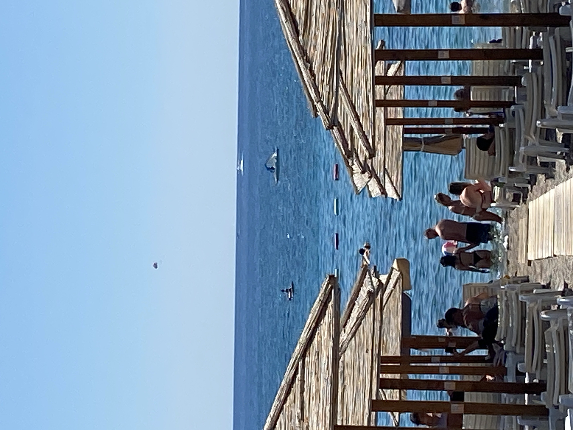 Laid-back beach club day on the Montenegrin coast