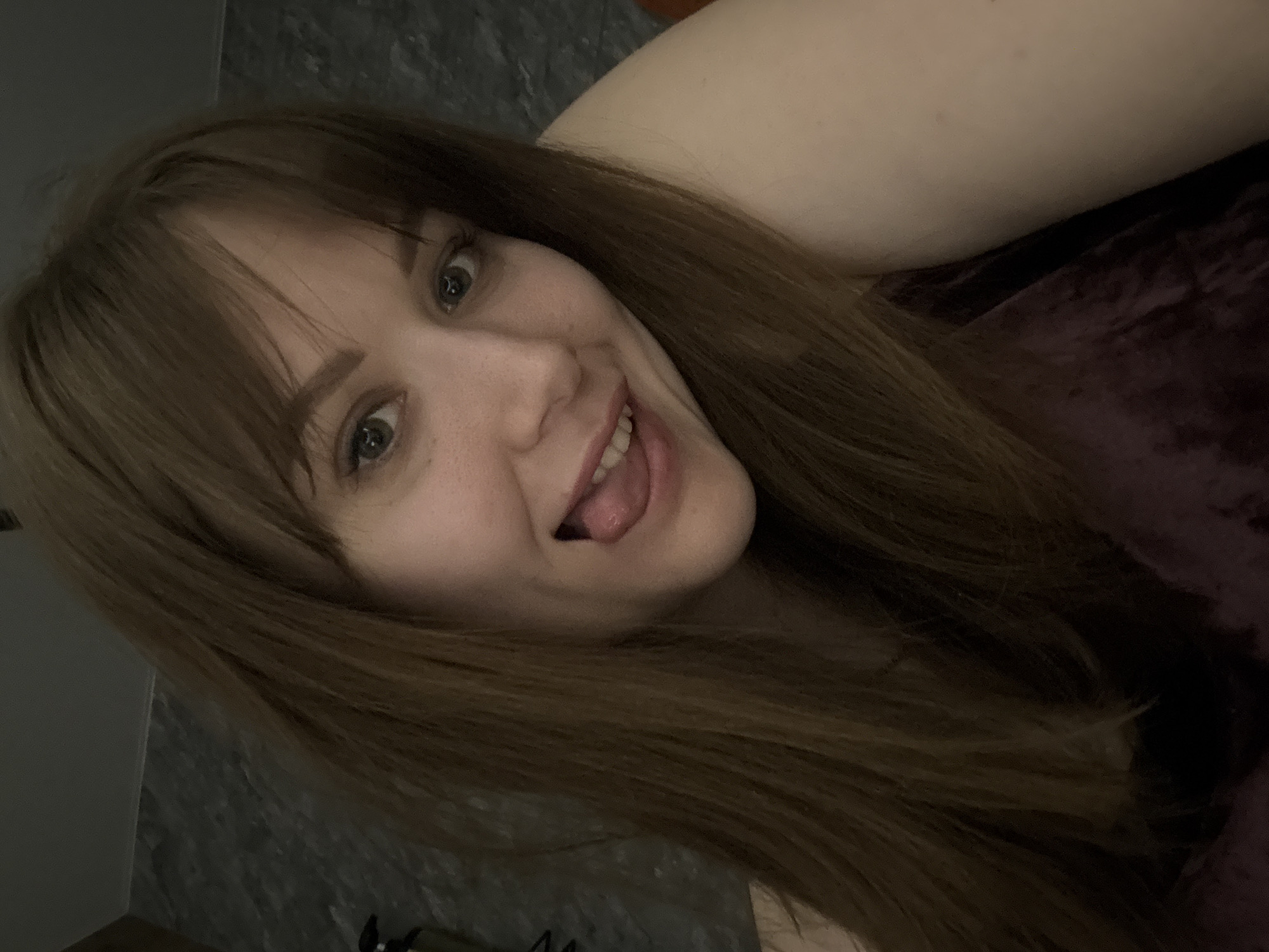 Woman takes selfies in Chaikovsky, Russia