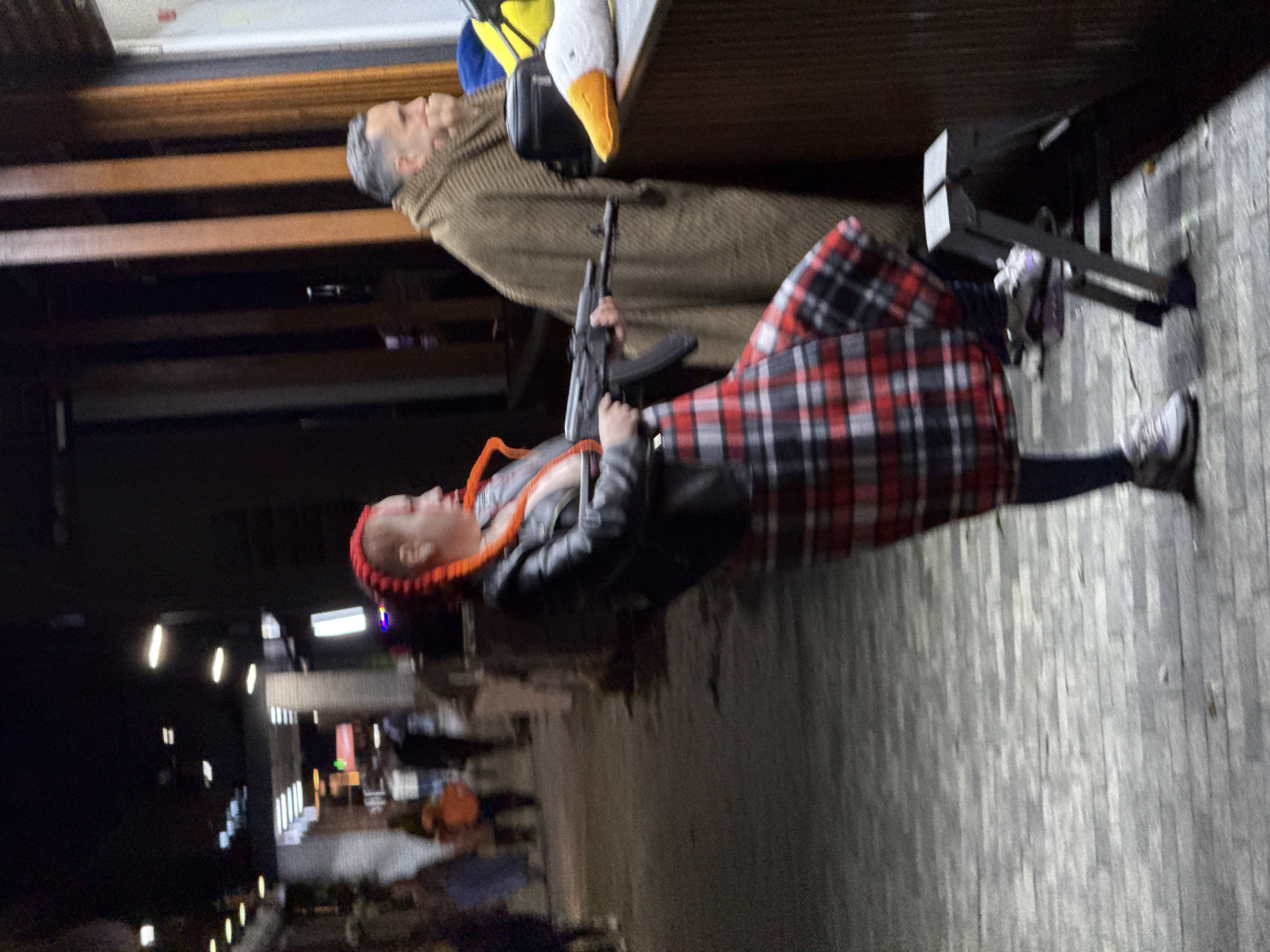 Evening scenes documented across Sochi including street performer, statues