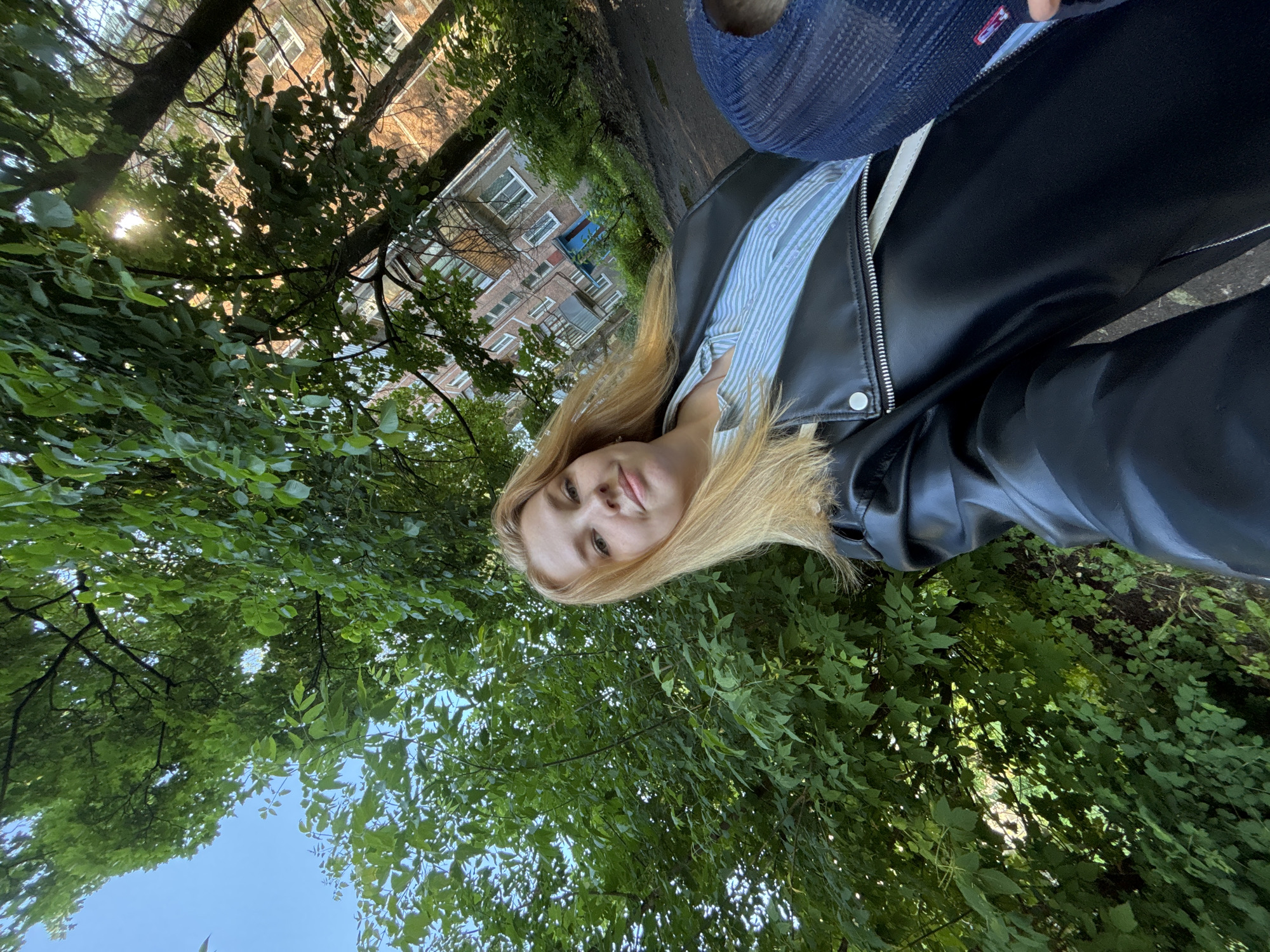 Morning road trip through rural Russia, selfies along the way