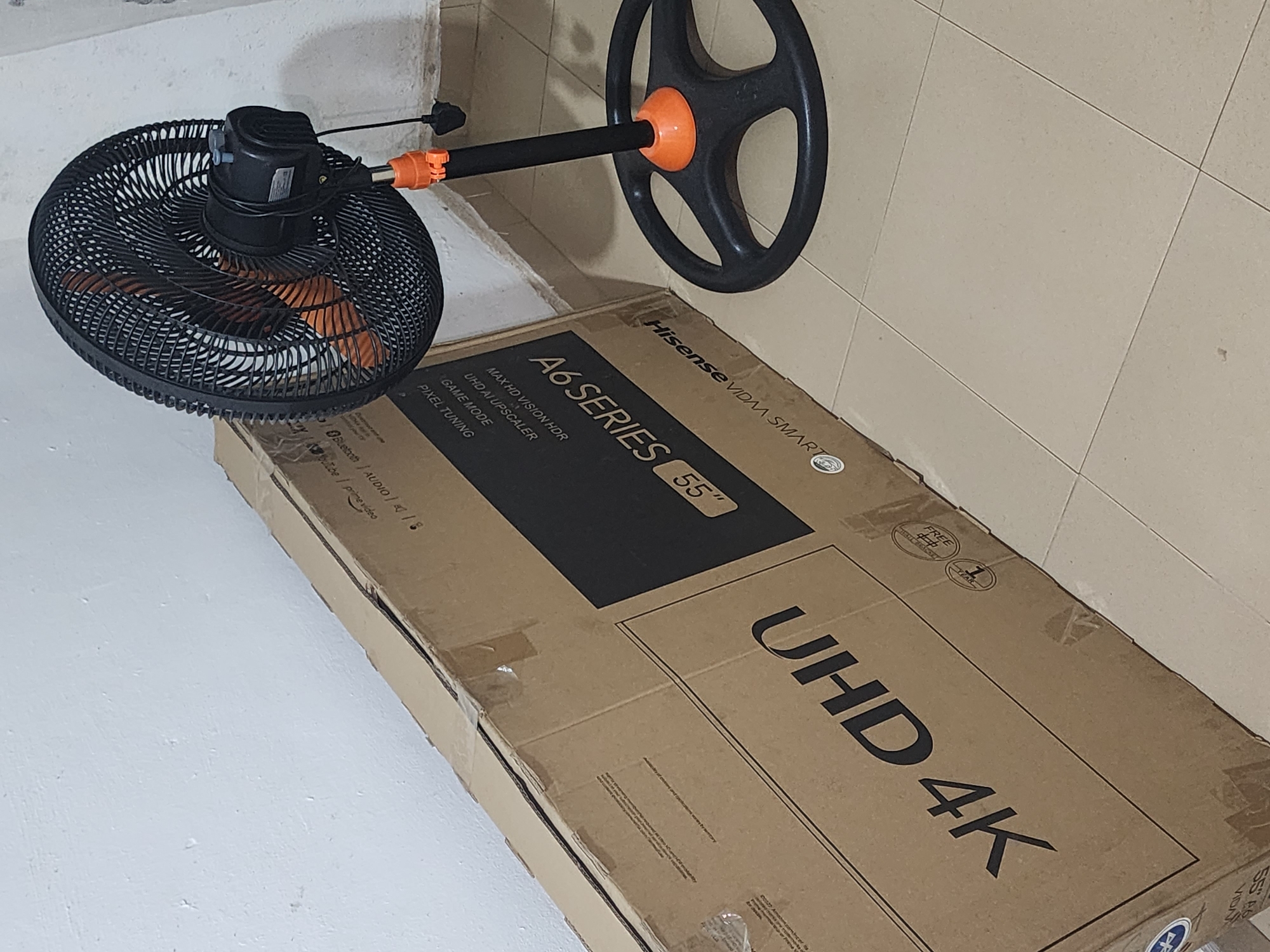 Household items and storage areas documented in brief survey