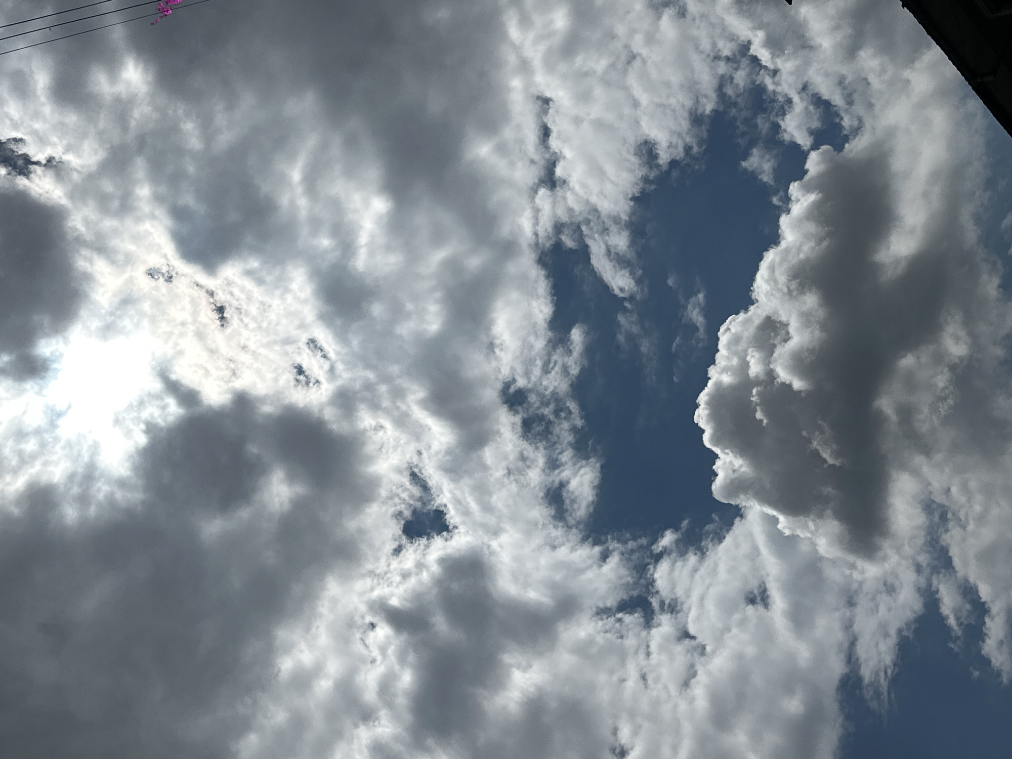Partly cloudy skies observed over Sliven, Bulgaria